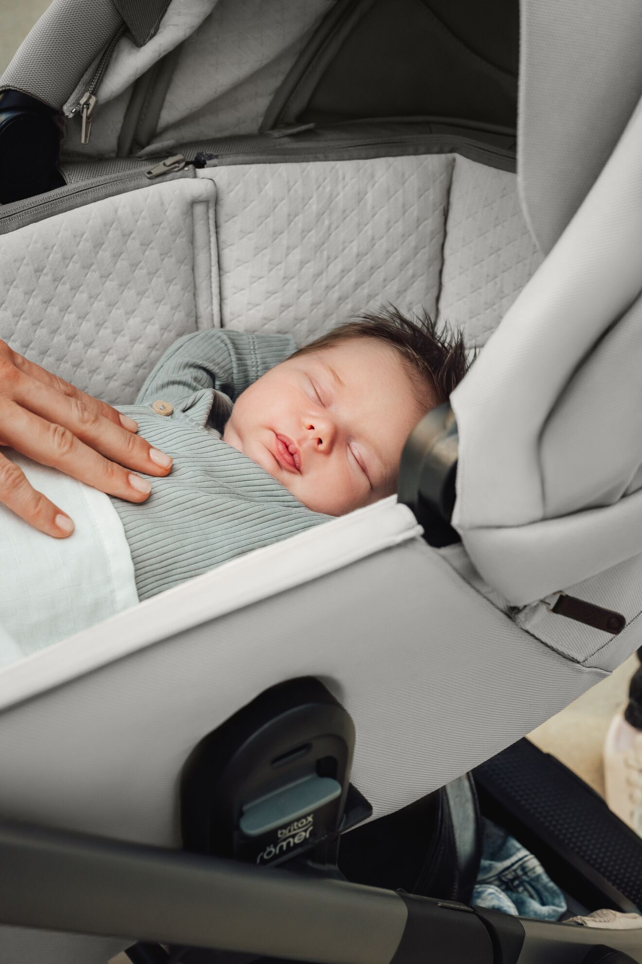 BRITAX RÖMER SMILE 5Z LUX -rattaat, Linen Grey