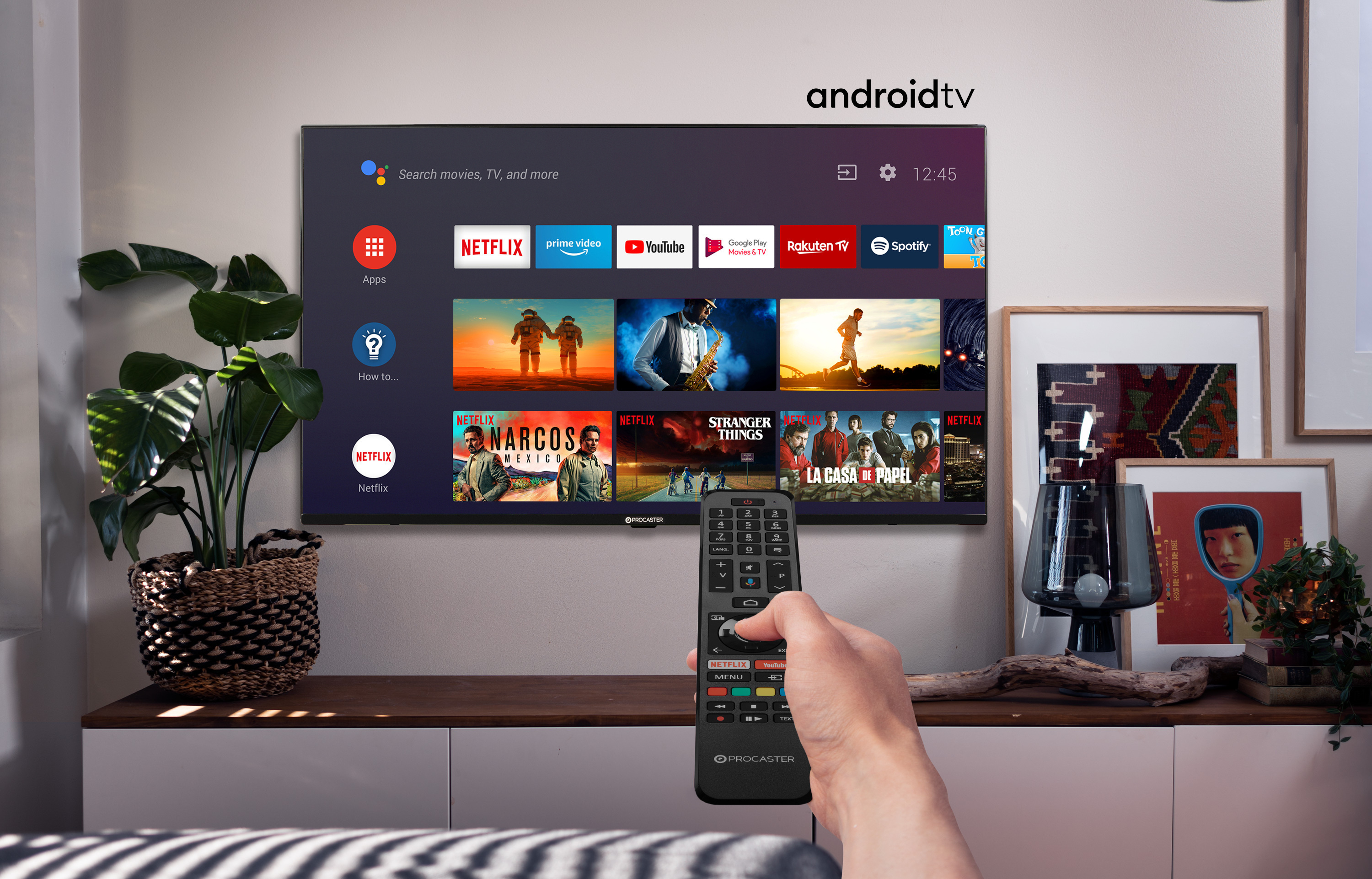 ProCaster 65" ST901H –  4K Android LED TV