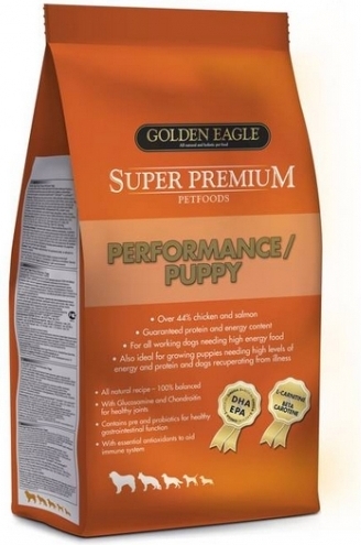 Tuotteen Golden Eagle Super Premium Performance & Puppy -koiranruoka, 12 kg  kysymykset ja vastaukset – 