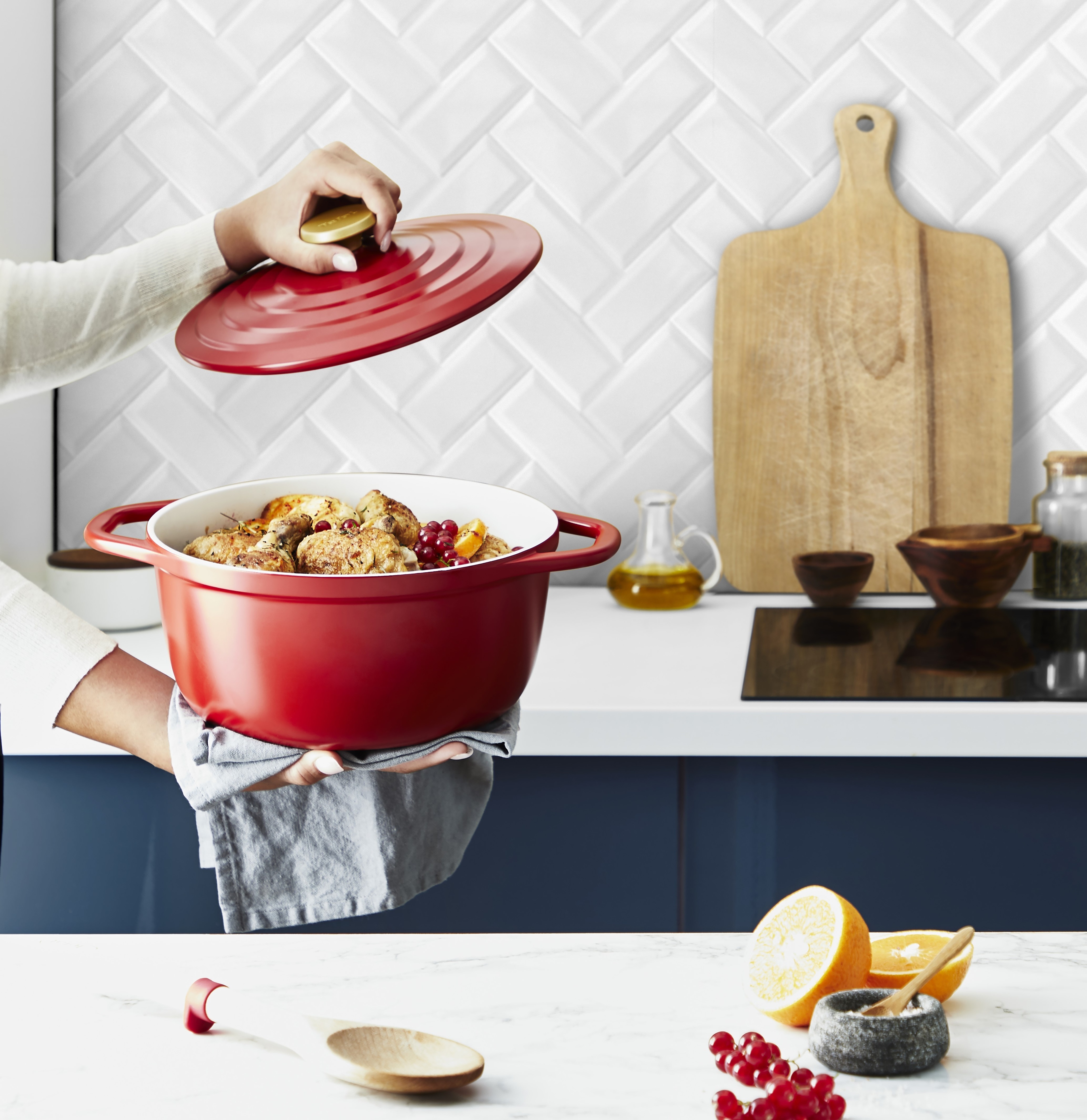 Tefal Air -pata, 4,7 L, punainen