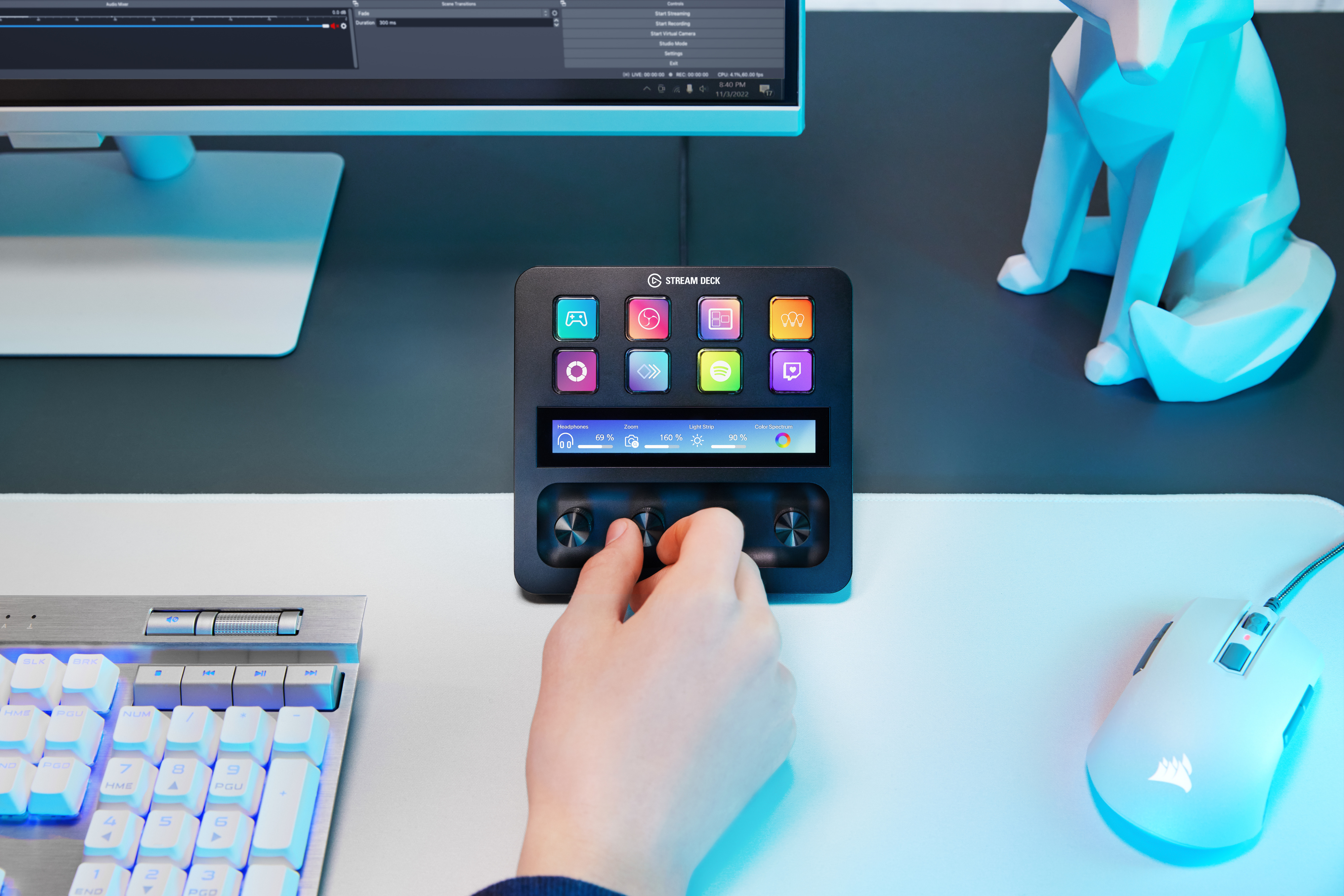 Elgato Stream Deck + -kontrolleri