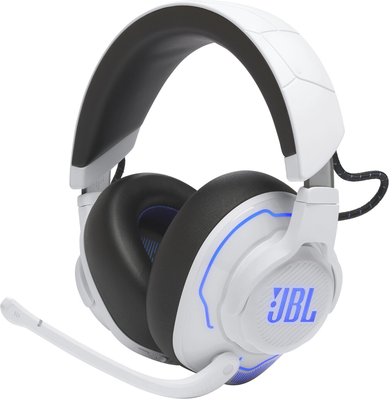 JBL Quantum 910P langattomat pelikuulokkeet, sinivalkoinen