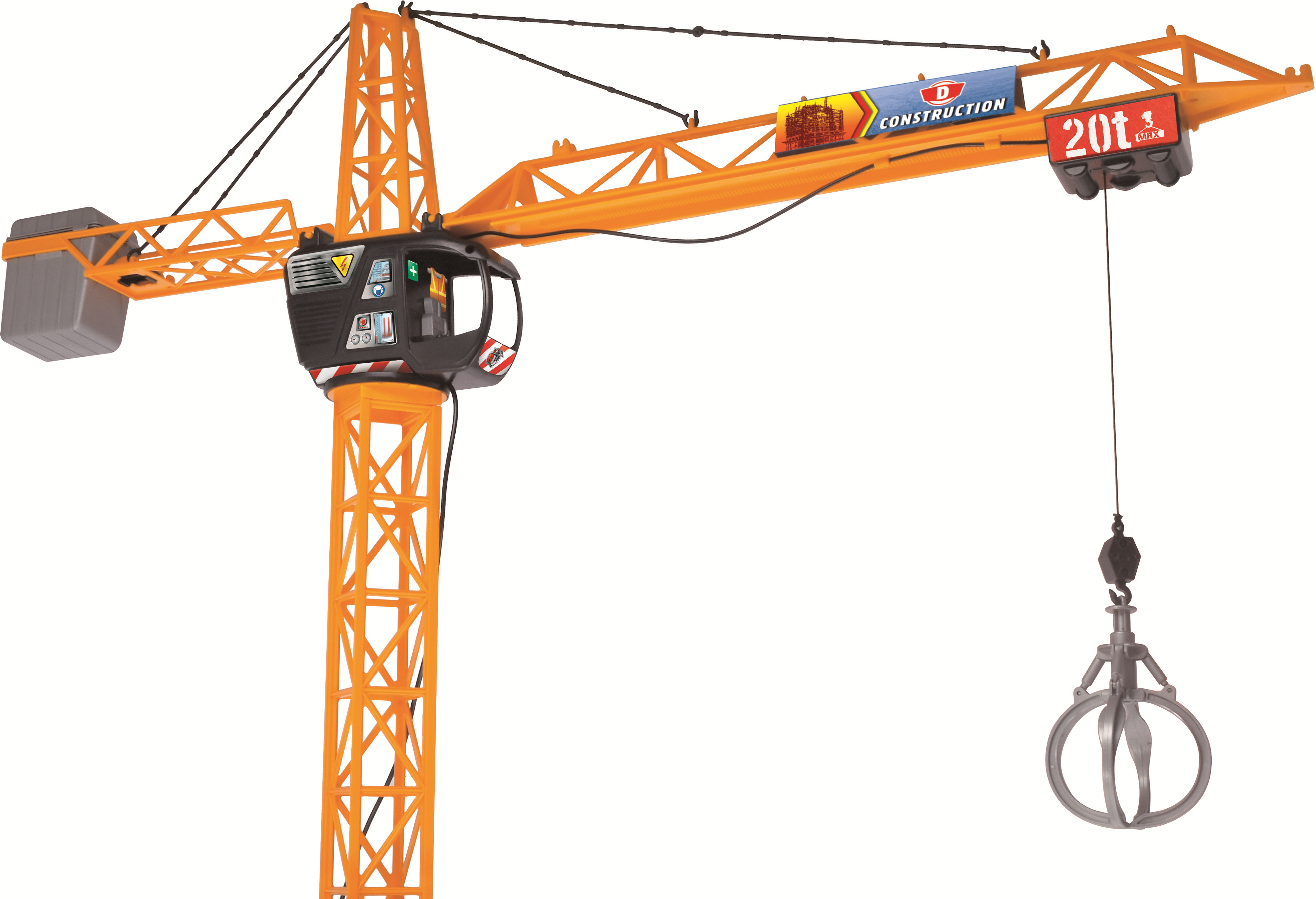 Dickie Toys Mega Crane - kauko-ohjattava nosturi