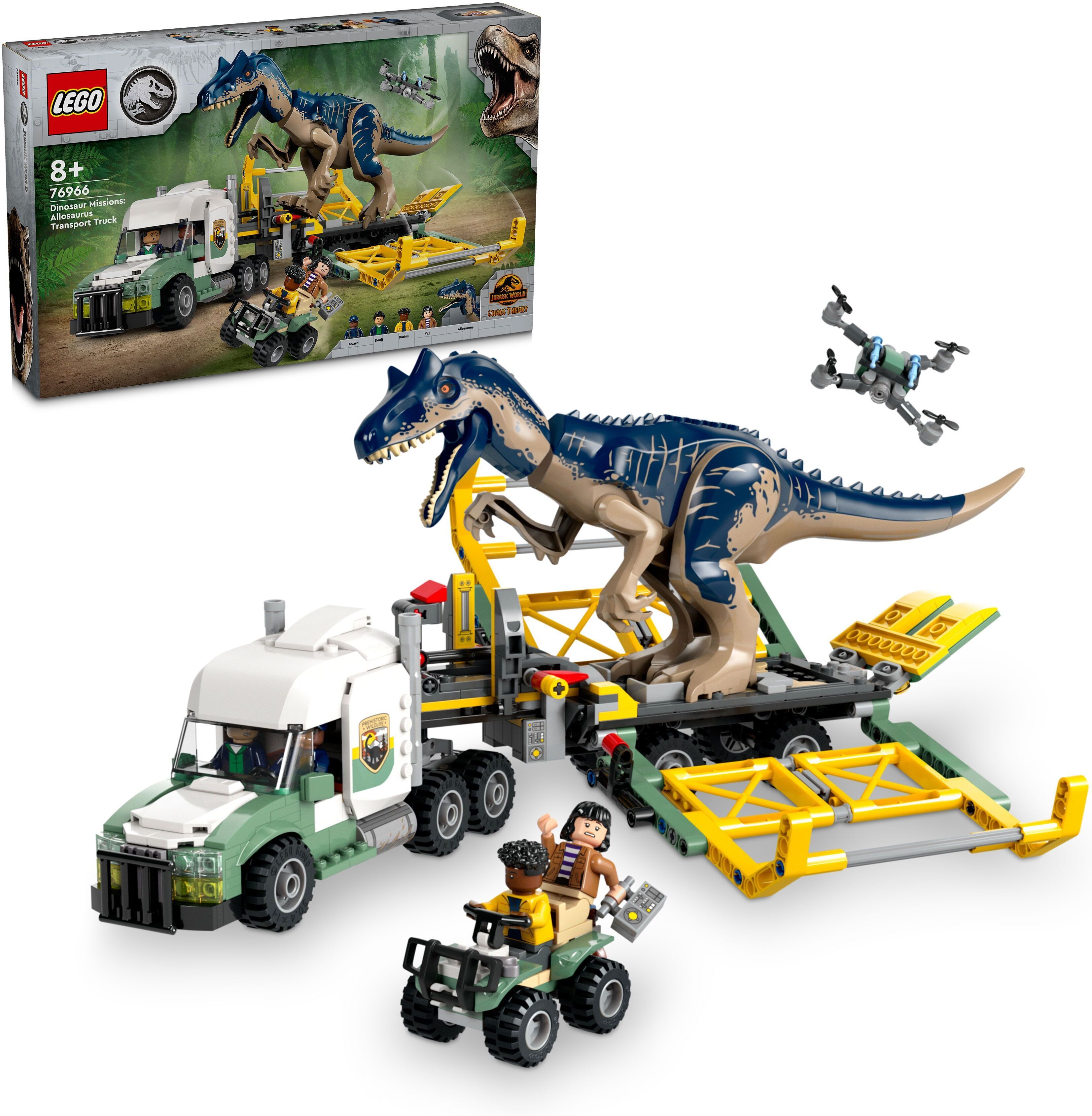 LEGO Jurassic World 76966  - Dinosaurus-operaatiot: Allosaurus-rekka
