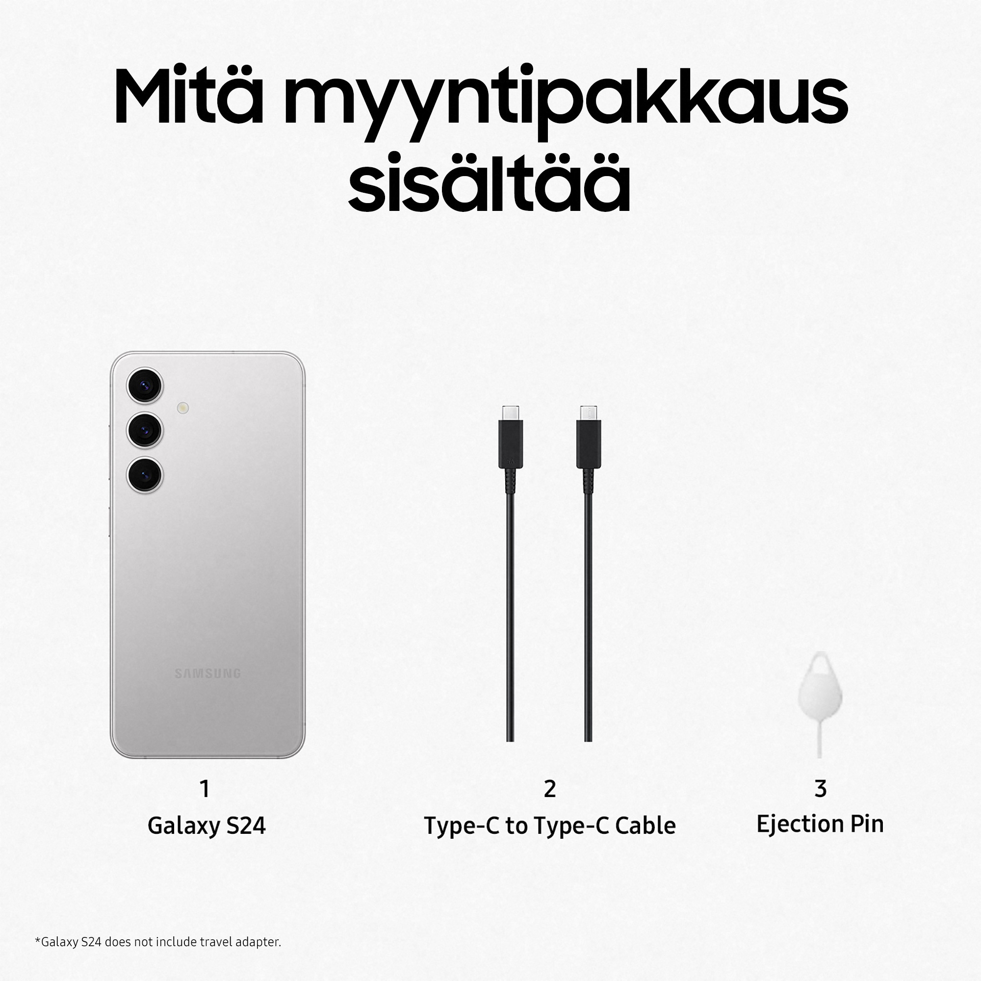 Samsung Galaxy S24 5G -puhelin, 128/8 Gt, Marble Gray 9 Samsung Galaxy S24 5G -puhelin, 128/8 Gt, Marble Gray - Image 9