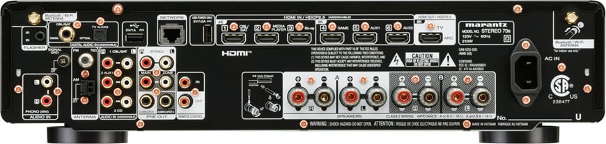 Marantz STEREO 70s stereoviritinvahvistin, musta