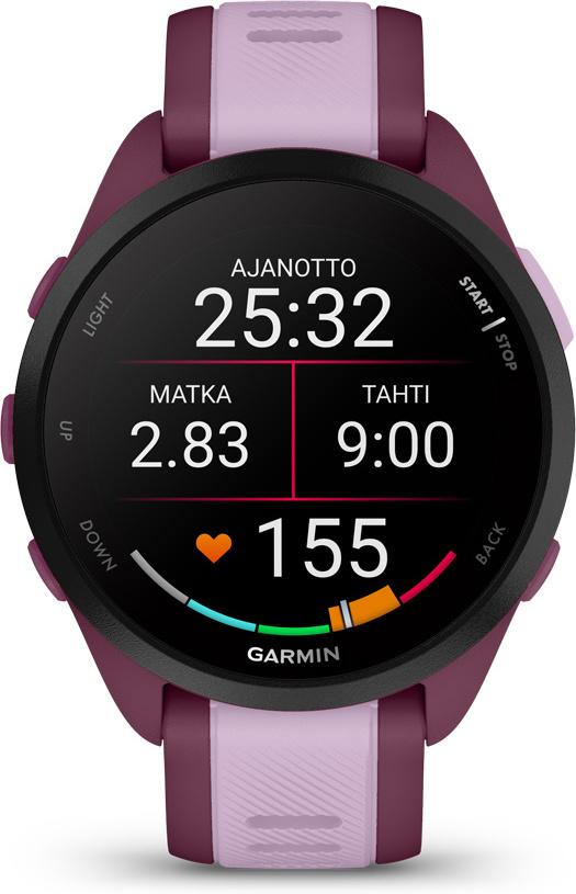 Garmin Forerunner 165 Music -juoksukello, lila