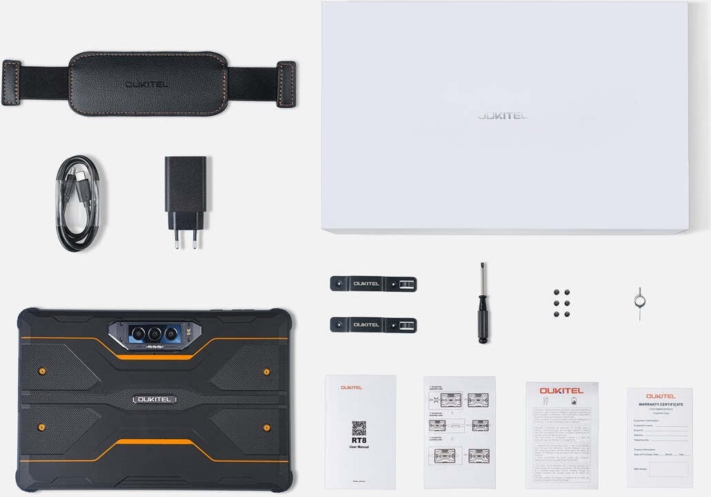Oukitel RT8 5G -tabletti, 256/12 Gt, oranssi