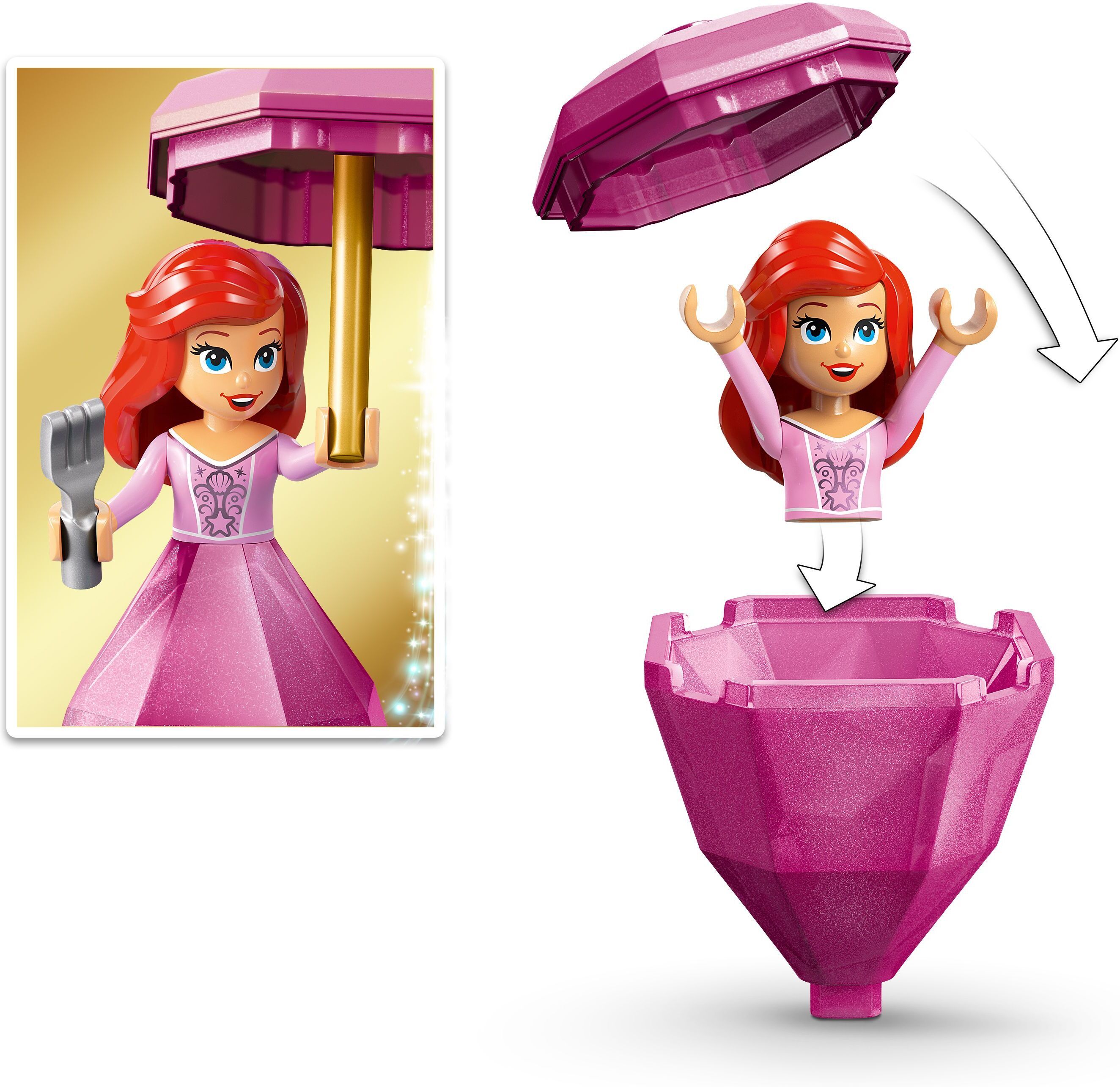 LEGO Disney Princess 43259 – Pyörähtelevä Ariel