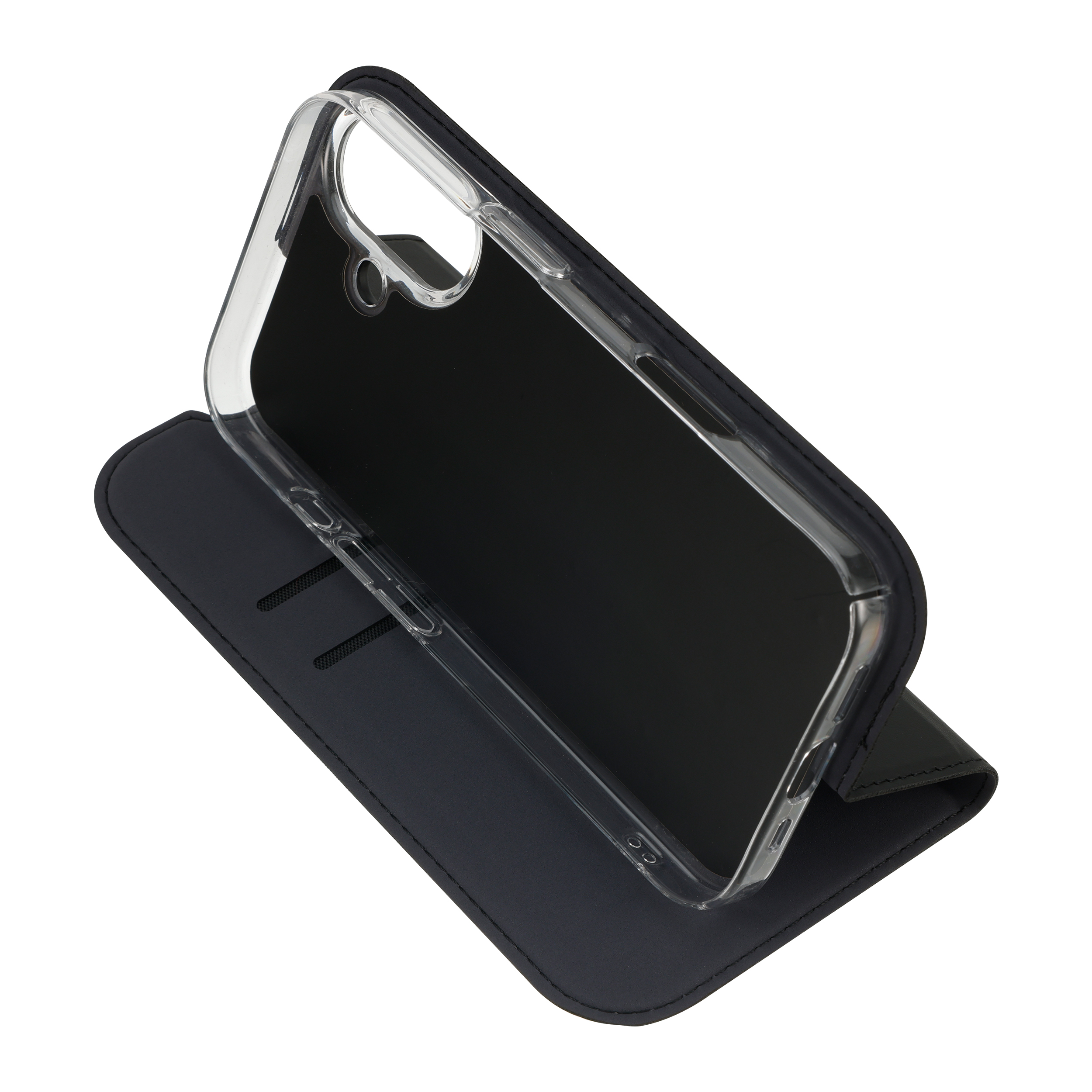 FoneKit BookCase suojakotelo, iPhone 17, musta