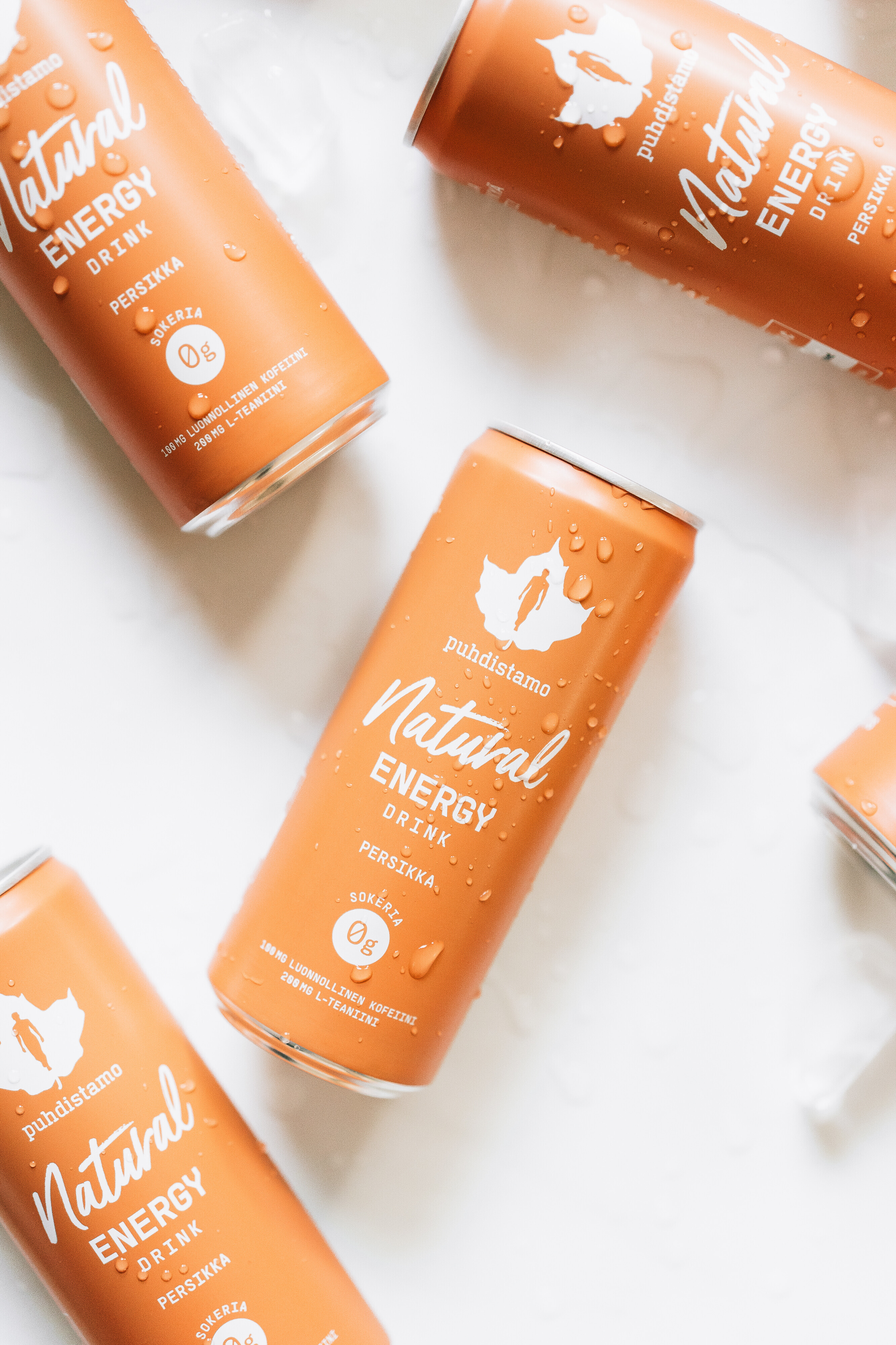 Puhdistamo Natural Energy Drink Persikka energiajuoma, 330 ml, 24pack