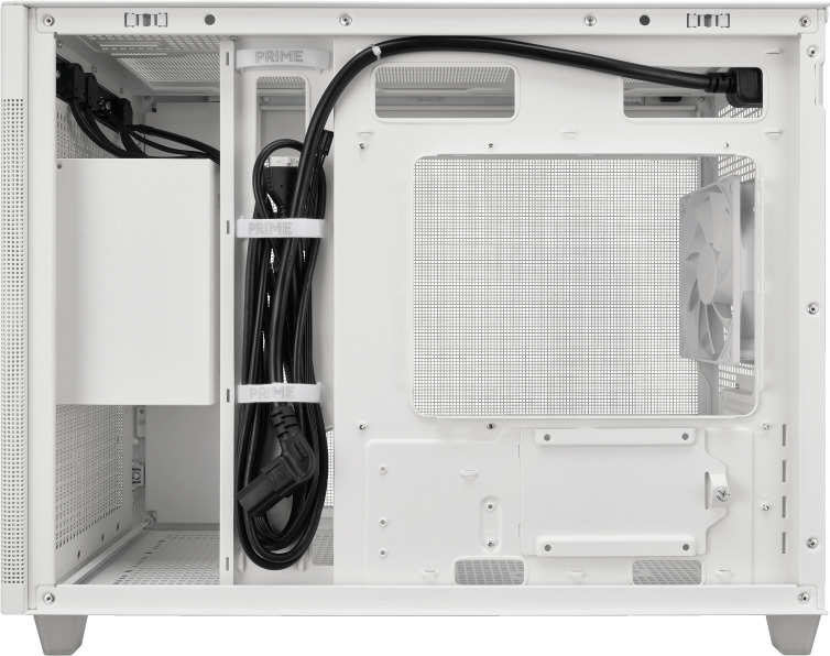 Asus Prime AP201 Micro-ATX-kotelo, valkoinen
