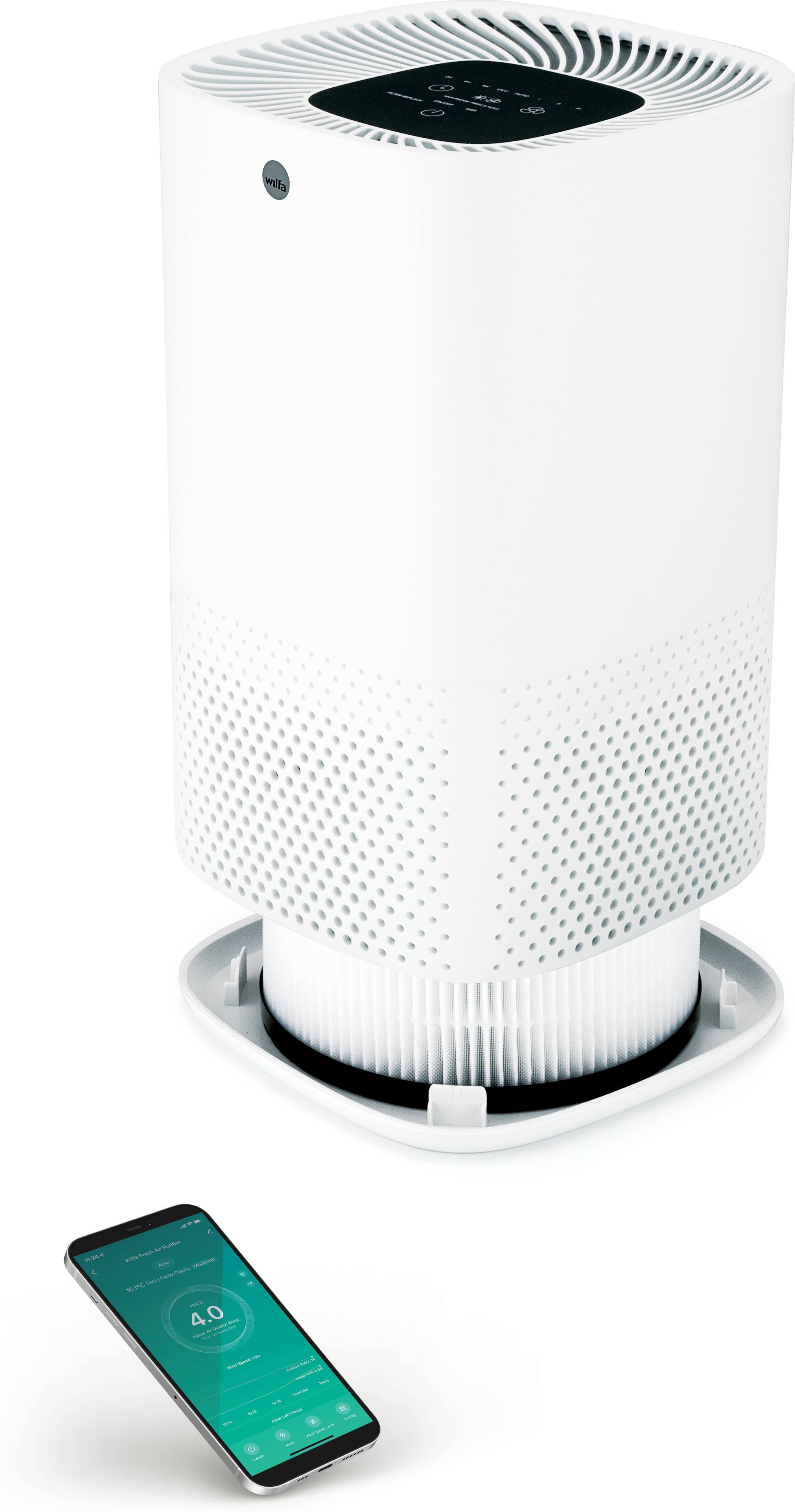 Wilfa AP-100CW -ilmanpuhdistin