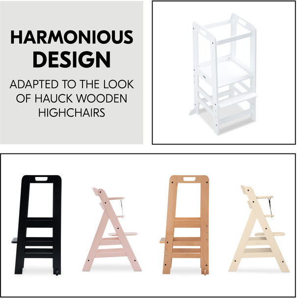 Hauck Learn N Explore -seisontajakkara, black