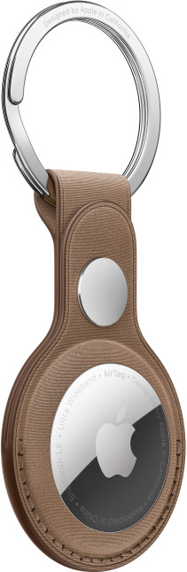 Apple FineWoven AirTag -avaimenperä, kaarna
