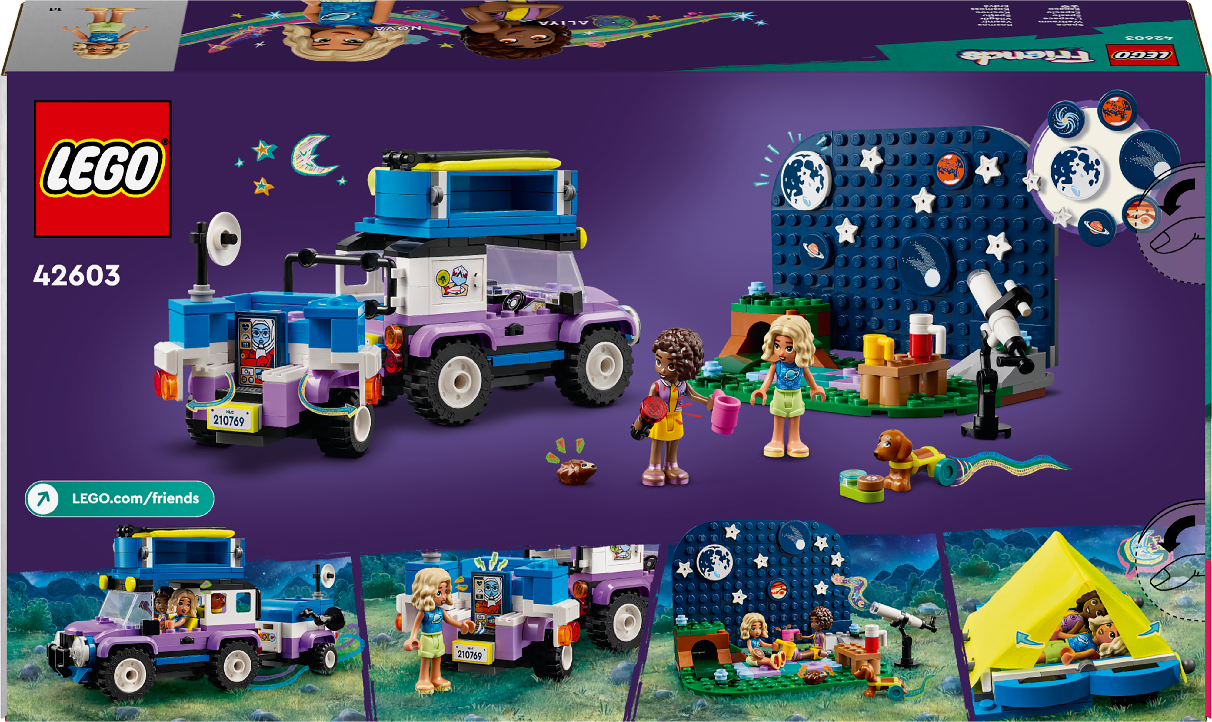 LEGO Friends 42603  - Retkeilyauto tähtien katseluun