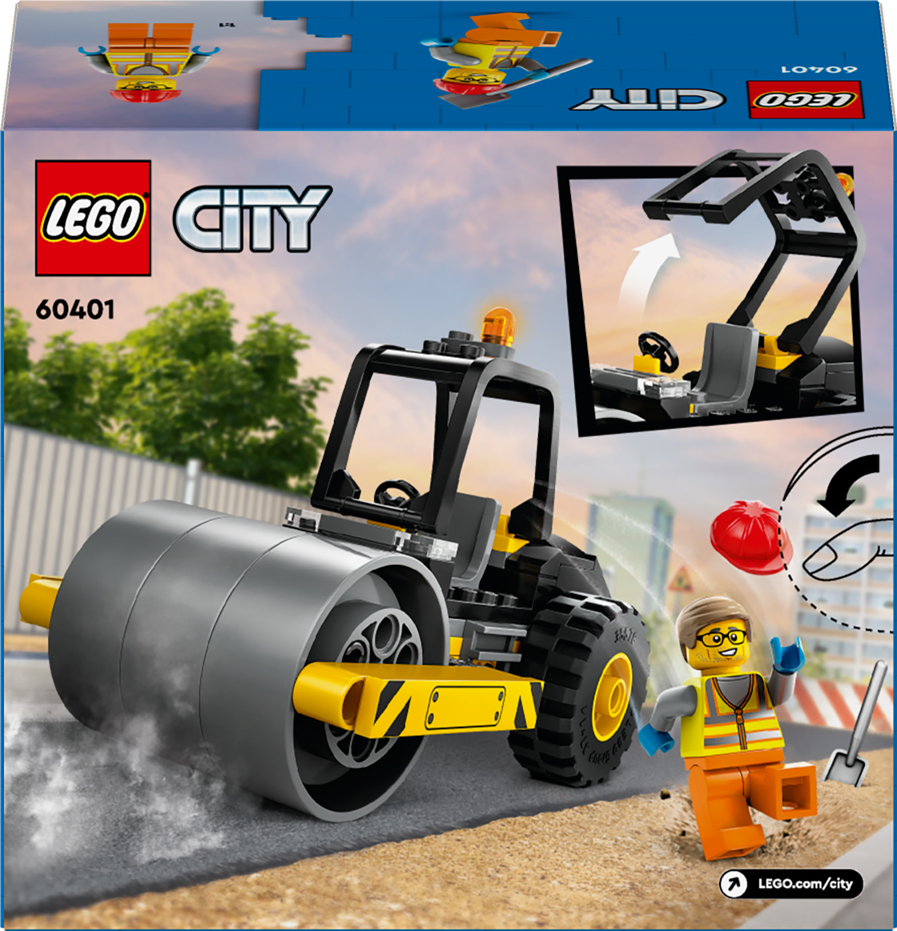 LEGO City Great Vehicles 60401  - Rakennustyömaan tiejyrä