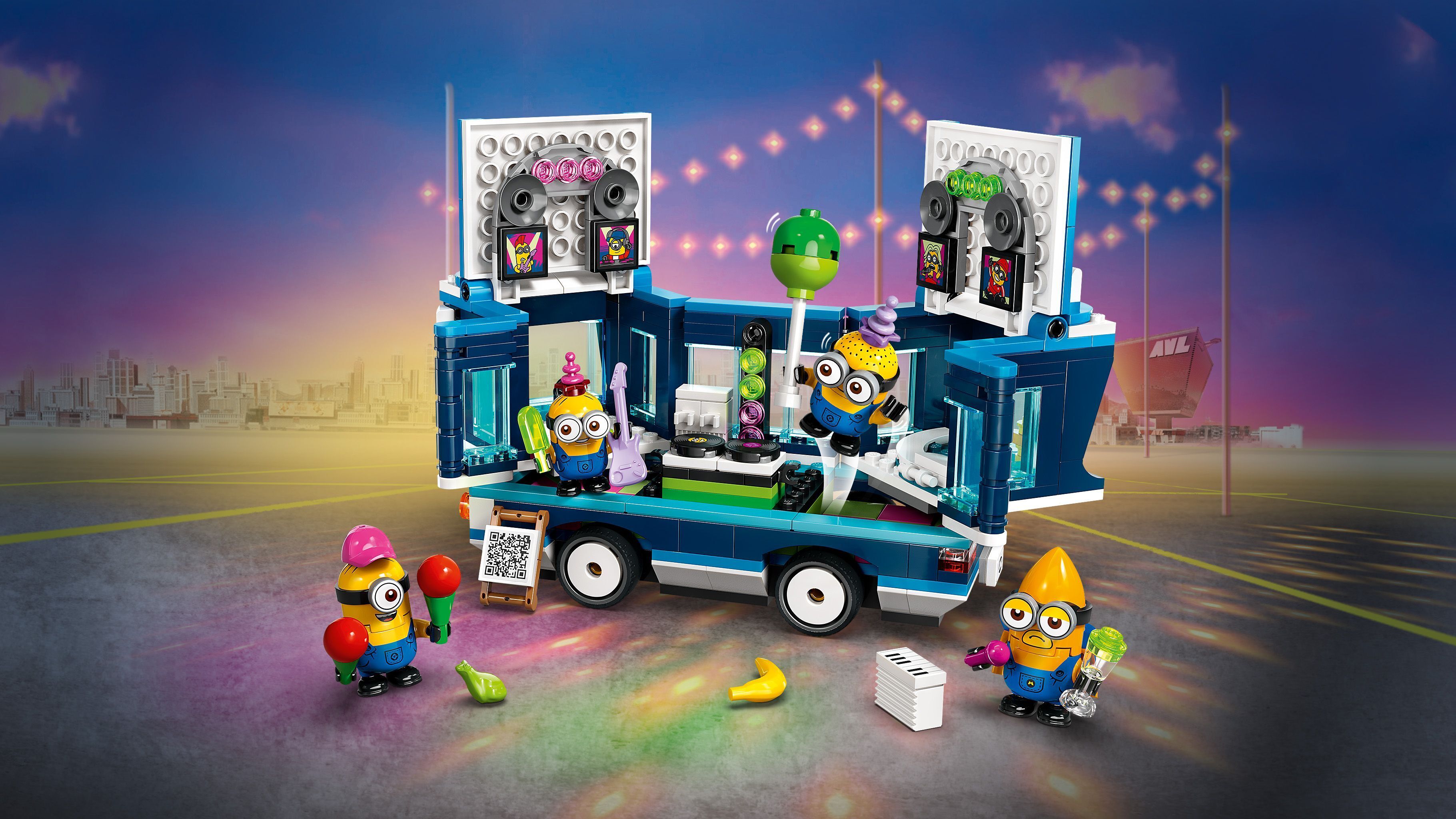 LEGO Minions 75581 - Kätyrien musajuhlabussi