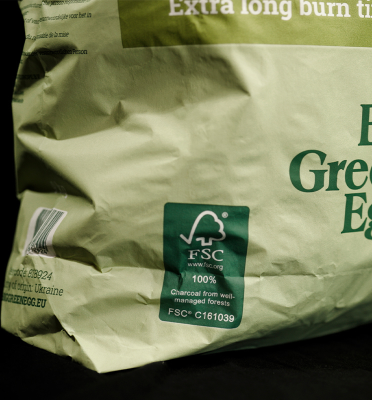 Big Green Egg Pure The Green Choice grillihiili, 9 kg