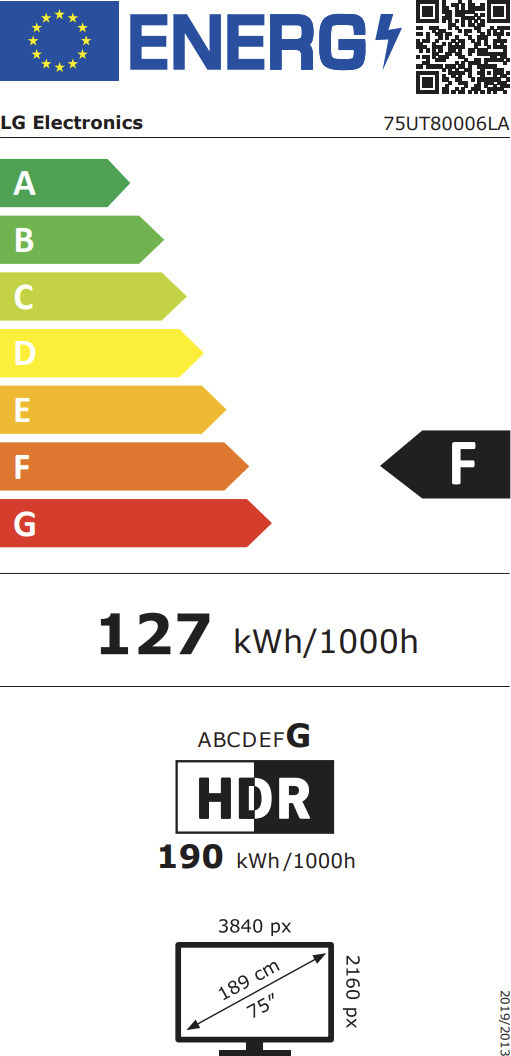 LG 75'' UT80 – 4K LED TV