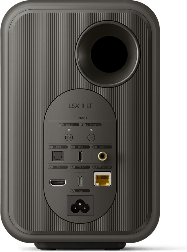 KEF LSX II LT aktiivikaiutinpari, grafiitinharmaa