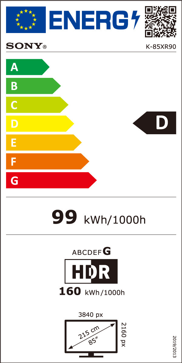 Sony 85" Bravia 9 – 4K QD Mini-LED Google TV
