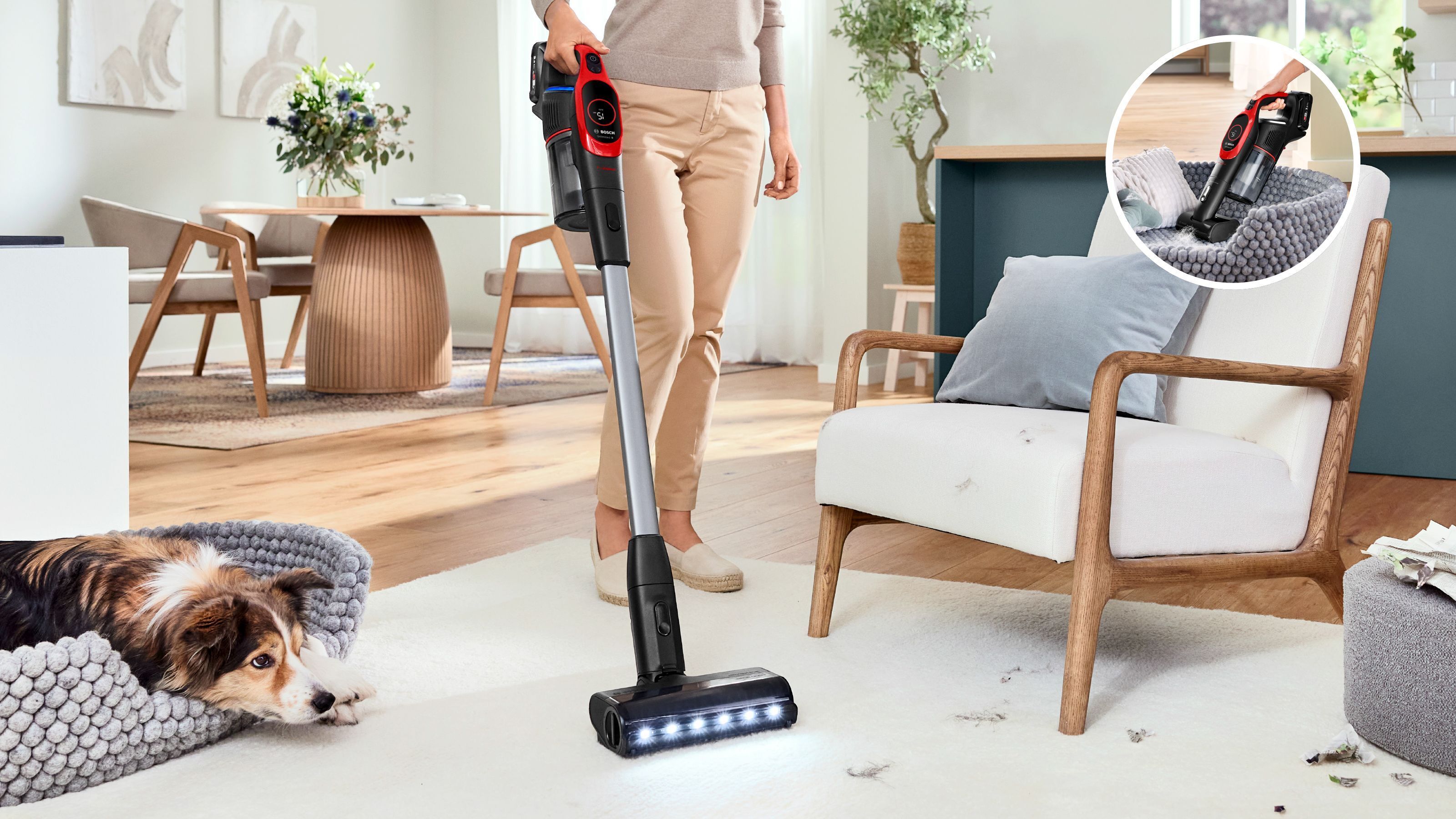 Bosch Unlimited 9 ProAnimal varsi-imuri, BBS931PET, punainen