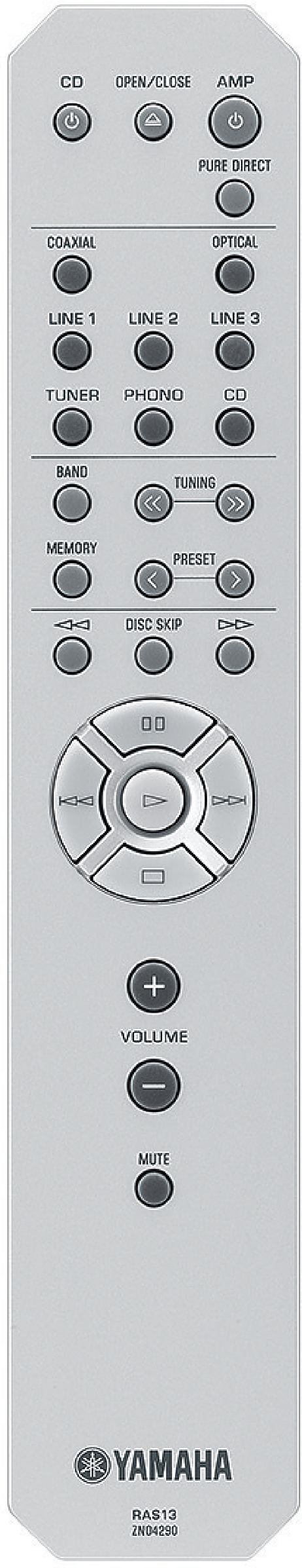 Yamaha A-S301 -integroitu stereovahvistin, musta