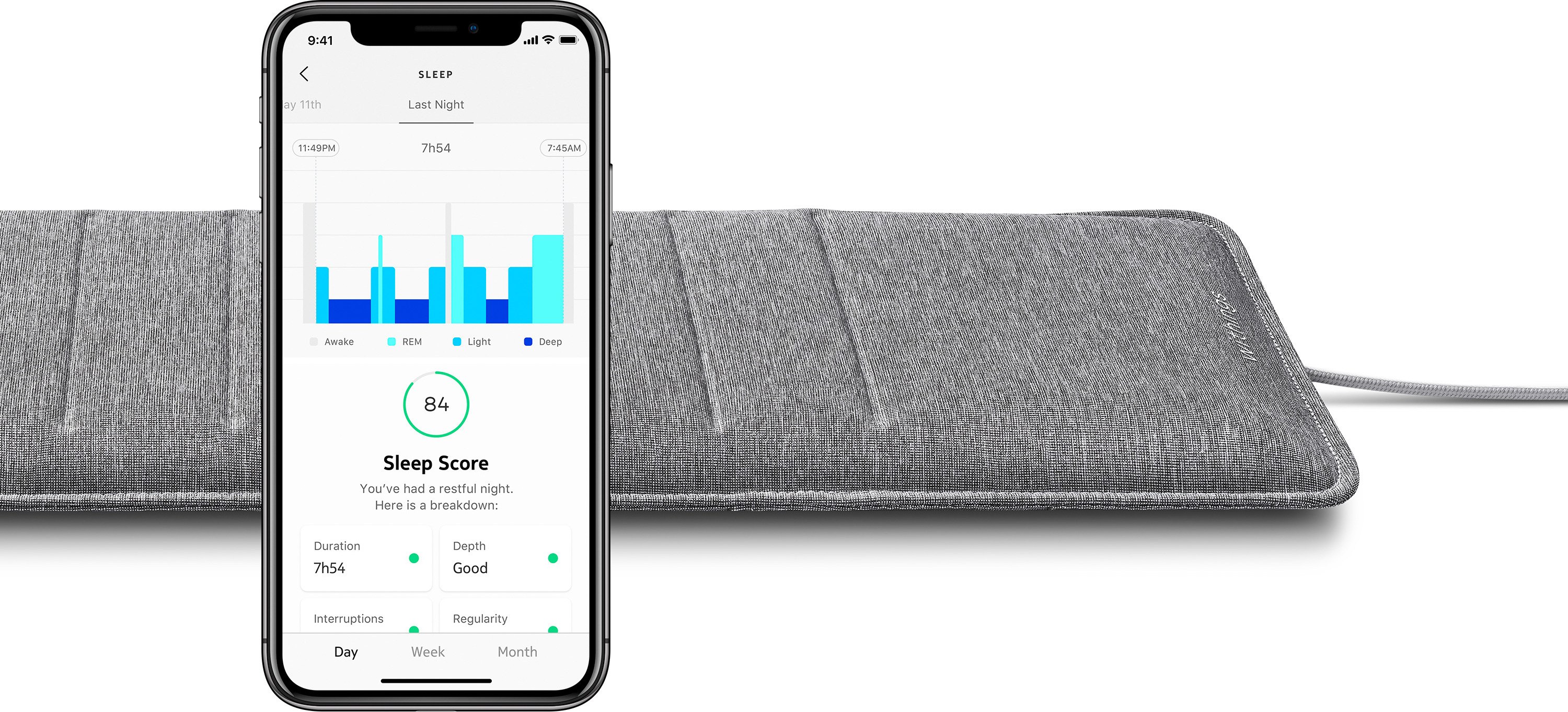 Withings Sleep Analyzer -unisensori