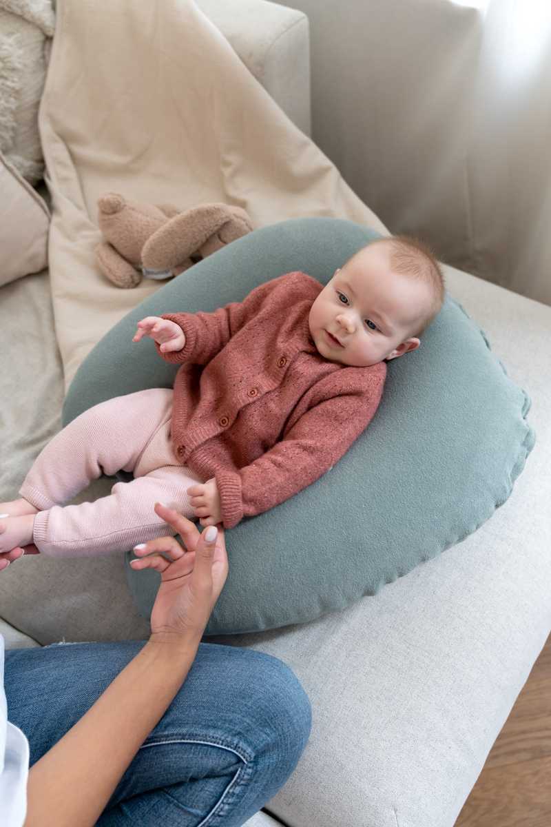 Doomoo Nursing Air Pillow -ilmatäytteinen imetystyyny, green