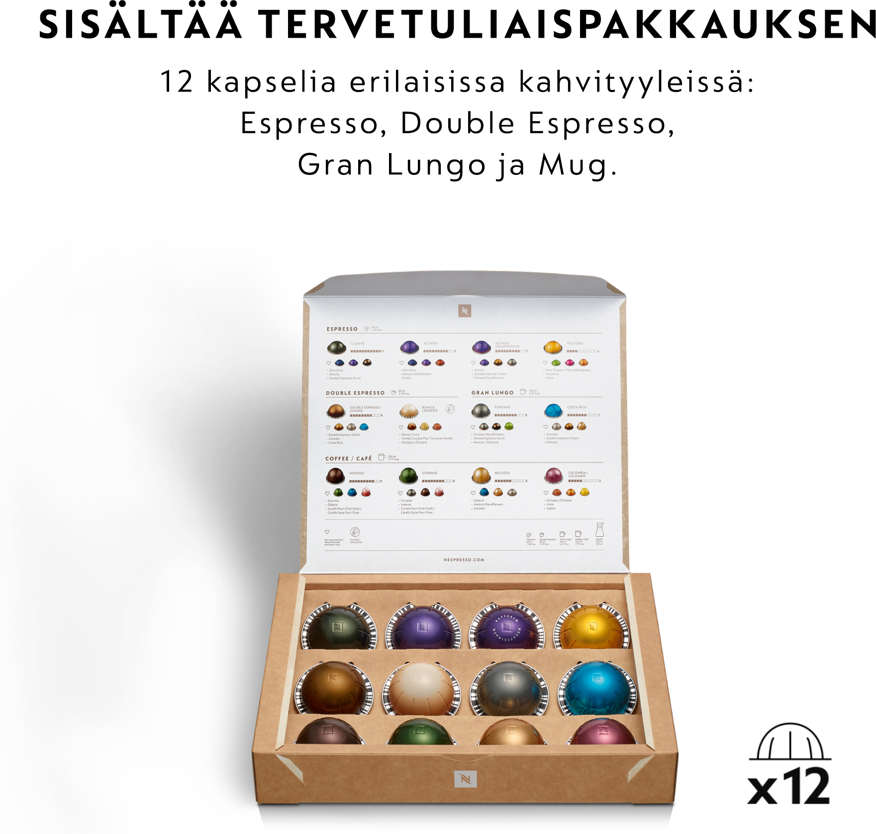 Nespresso Vertuo POP XN920510WP -kahvikapselikone, punainen/musta