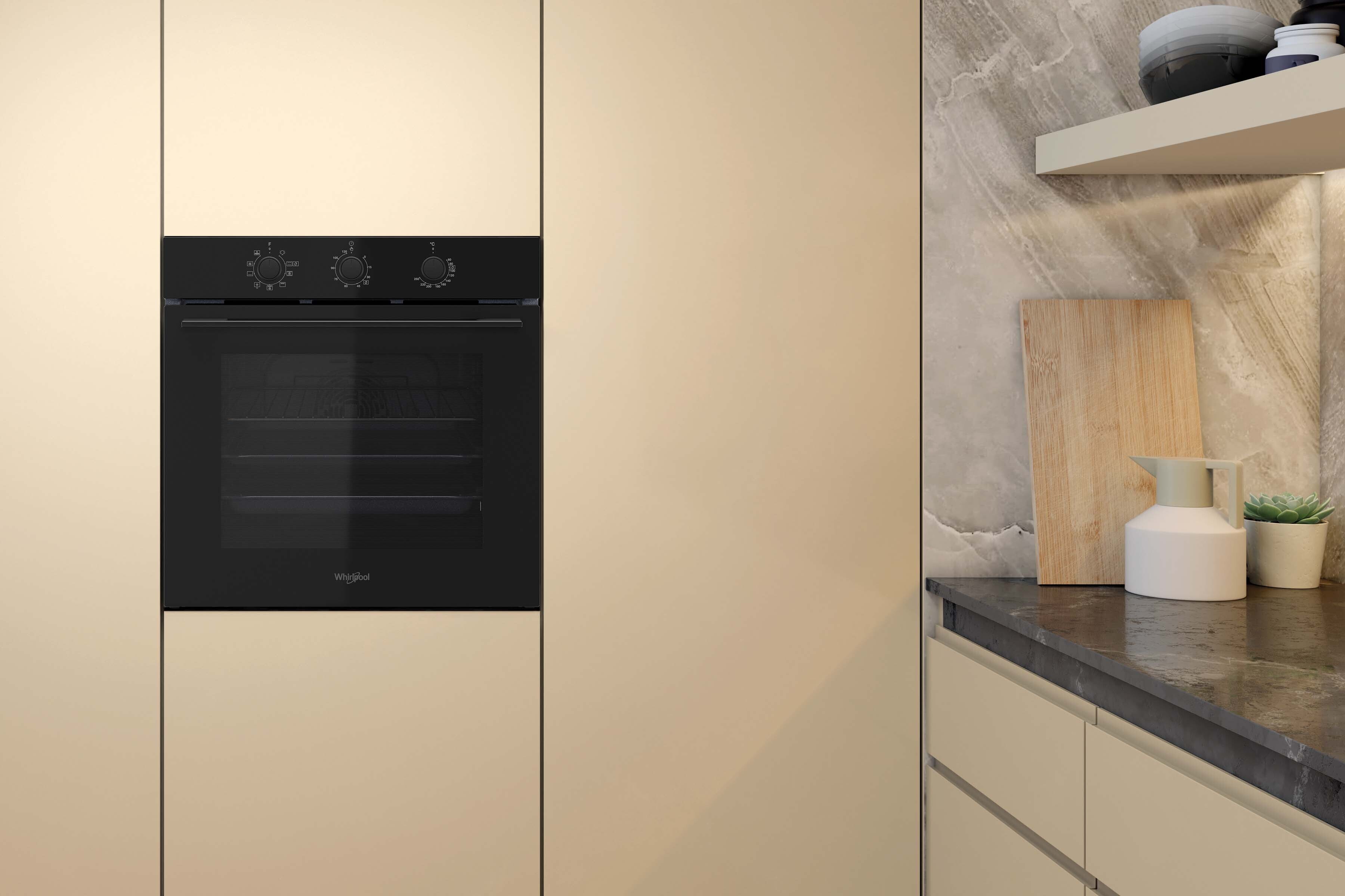 Whirlpool OMK38HU0B erillisuuni, musta