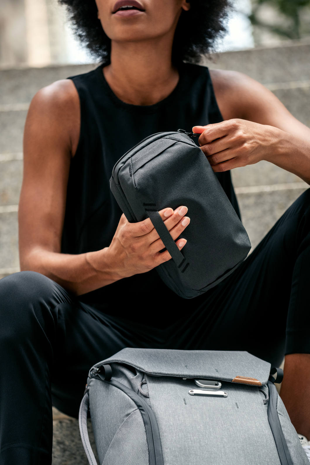 Peak Design Tech Pouch -tarvikelaukku, musta
