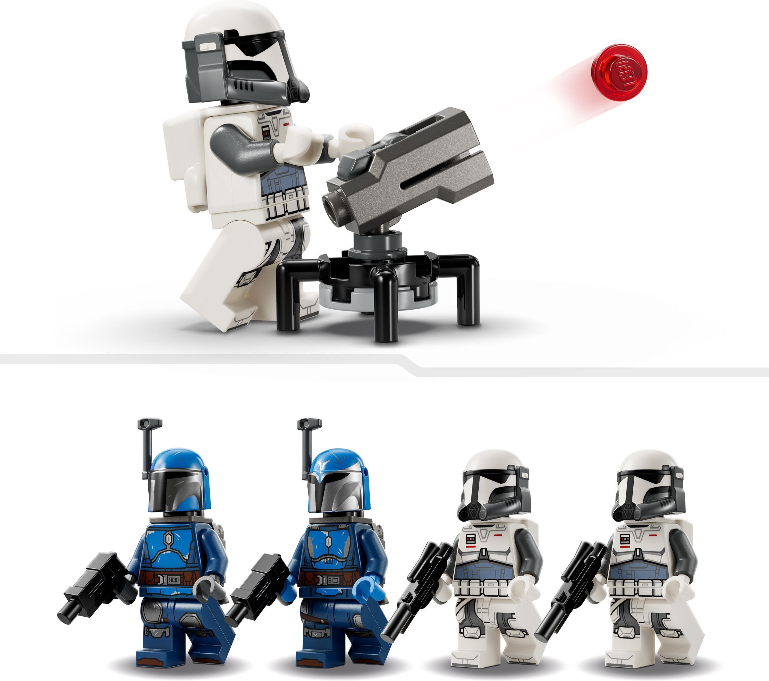 LEGO Star Wars 75373 - Väijytys Mandalorella – taistelupakkaus