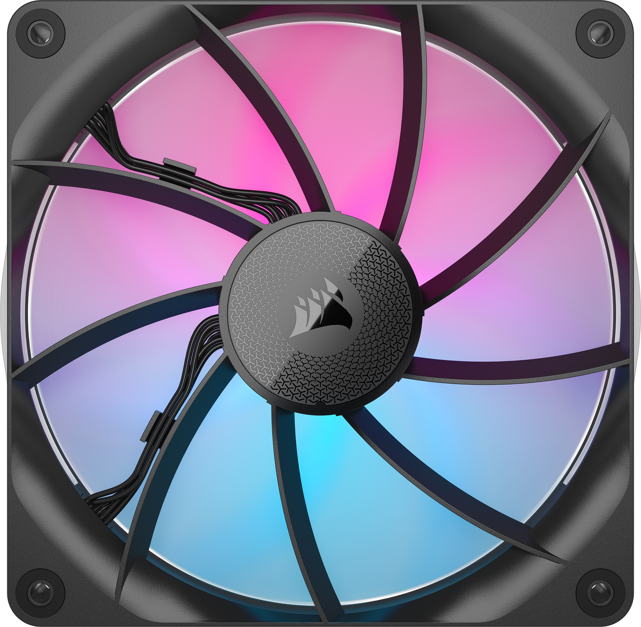 Corsair iCUE LINK RX140 RGB PWM Expansion -tuuletin, musta, 140 mm