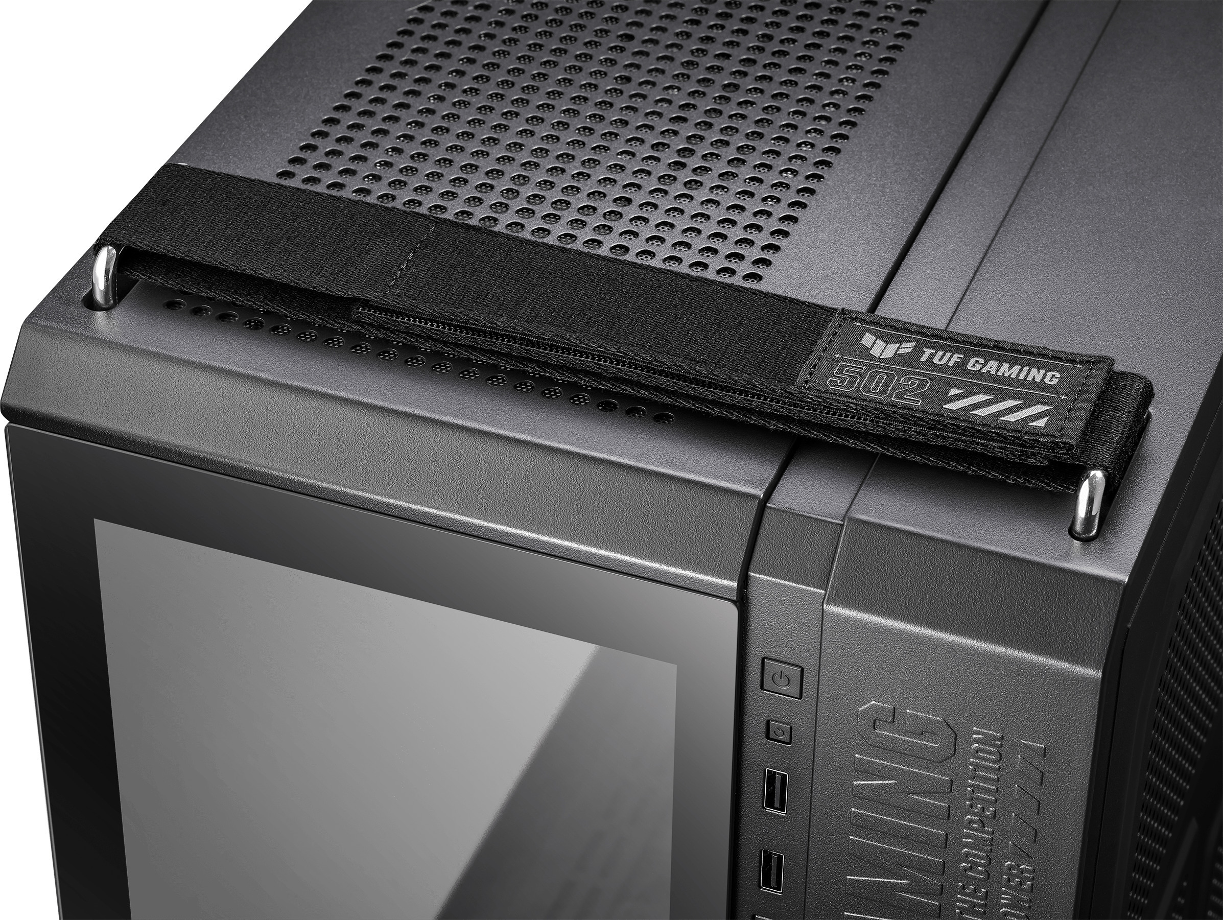 Asus TUF Gaming GT502 PLUS TG ARGB ATX-kotelo ikkunalla, musta