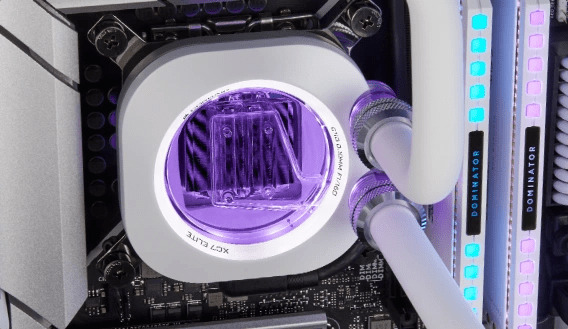 Corsair iCUE XC7 RGB ELITE LCD -vesiblokki prosessorille, valkoinen