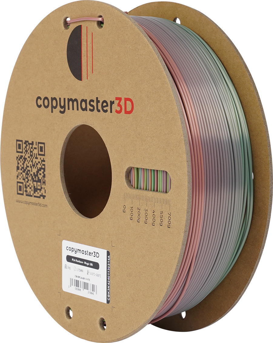 Copymaster3D PLA Rainbow -filamentti 3D -tulostimeen, 1.75 mm, sateenkaari