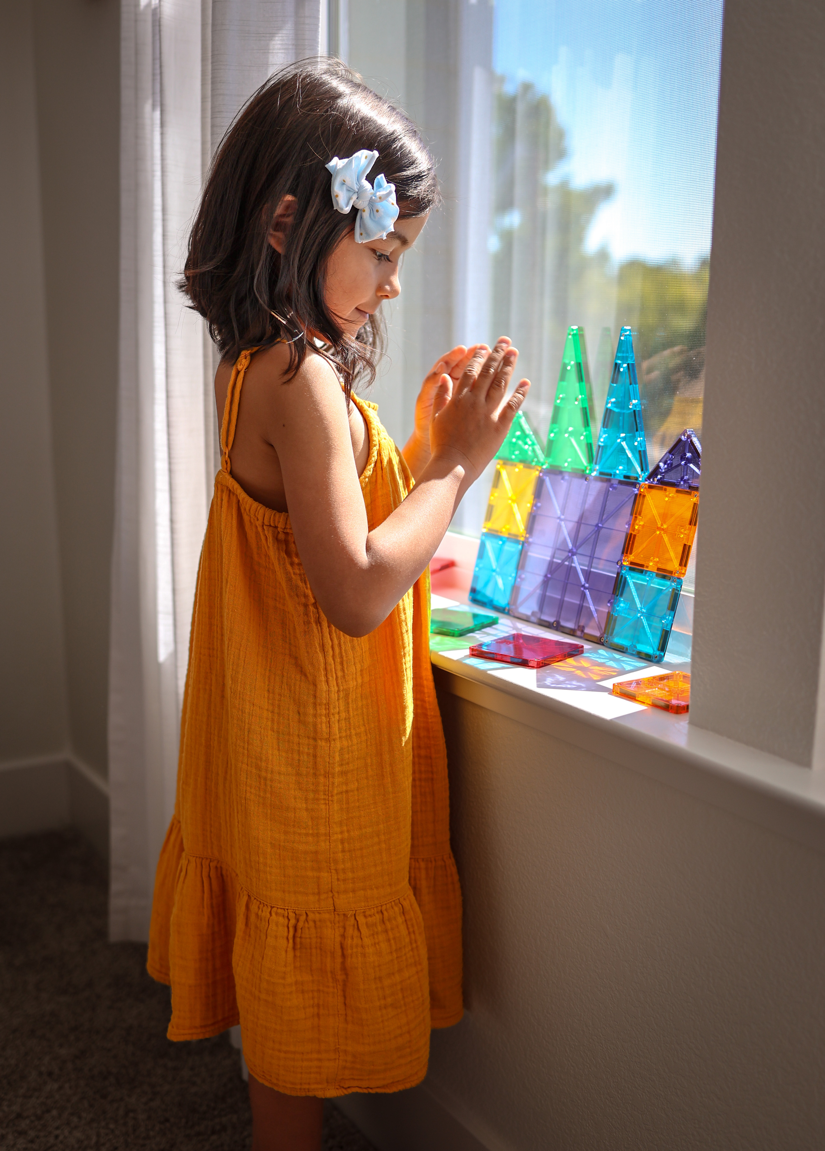 MAGNA-TILES® Clear Colours - magneettirakennussarja, 32 osaa