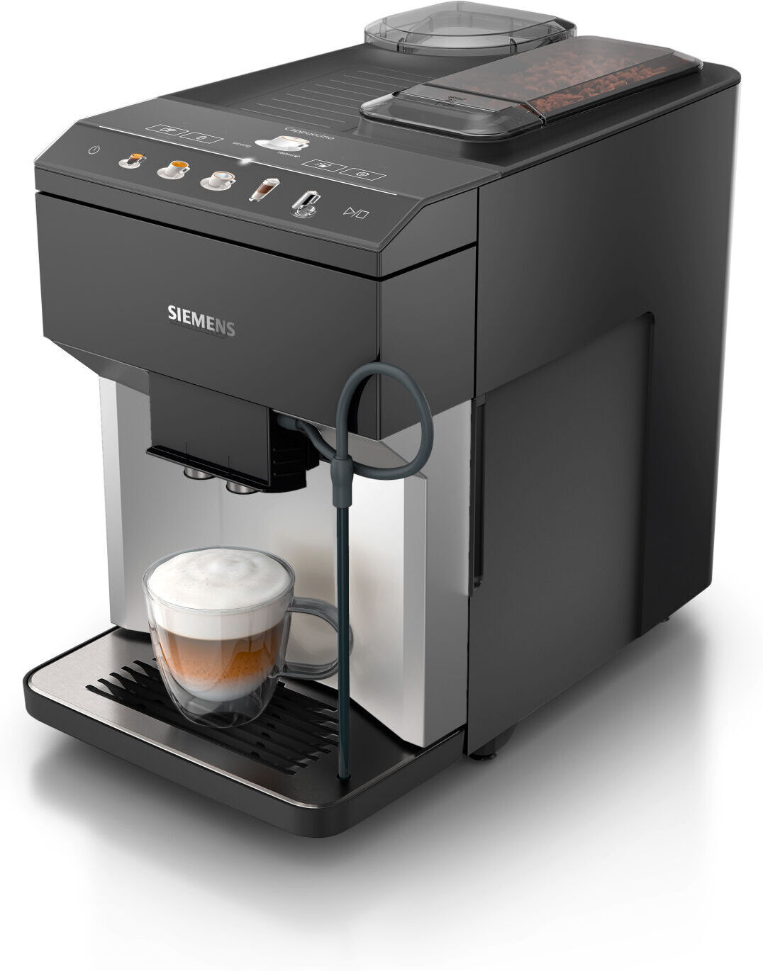 Siemens TP511R01 EQ500 -kahviautomaatti, musta