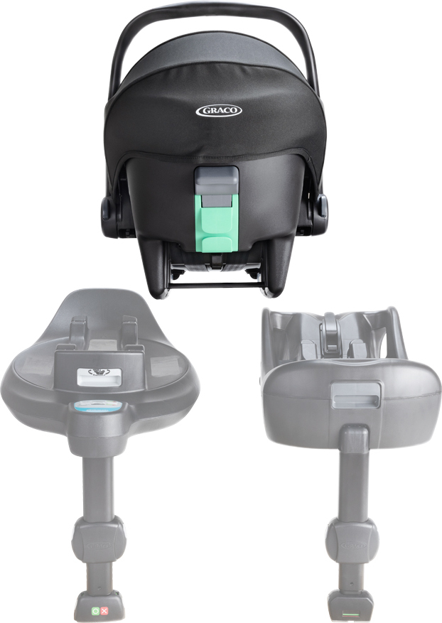 Graco SnugLite i-Size R192 turvakaukalo, 40–75 cm, Midnight
