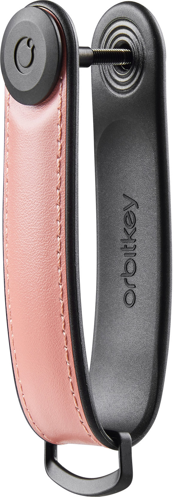 Orbitkey Hybrid Leather Key Organiser -avainlenkki, pastellipinkki