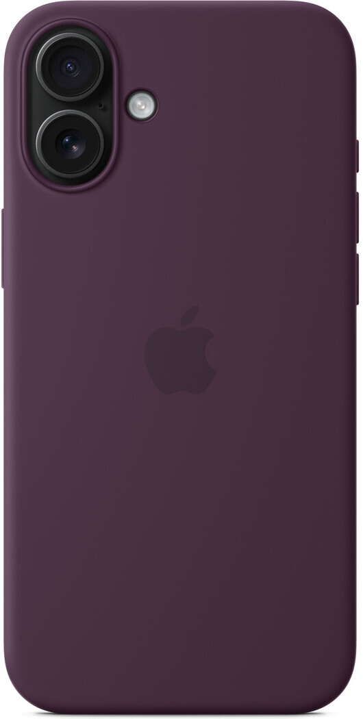Apple iPhone 16 Plus silikonikuori MagSafella, luumu