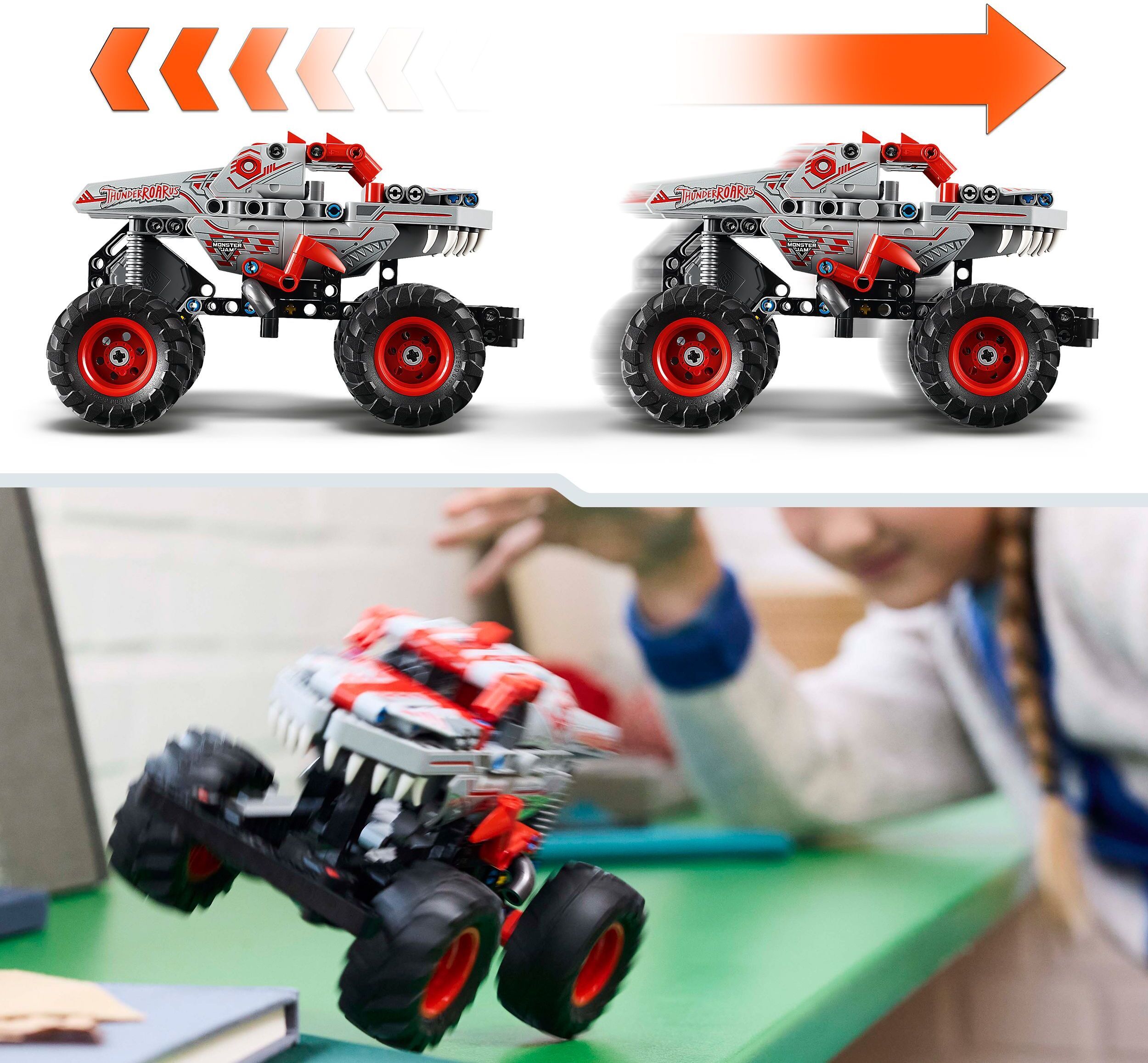 LEGO Technic 42200 – Monster Jam ThunderROARus ‑vetomoottoriauto