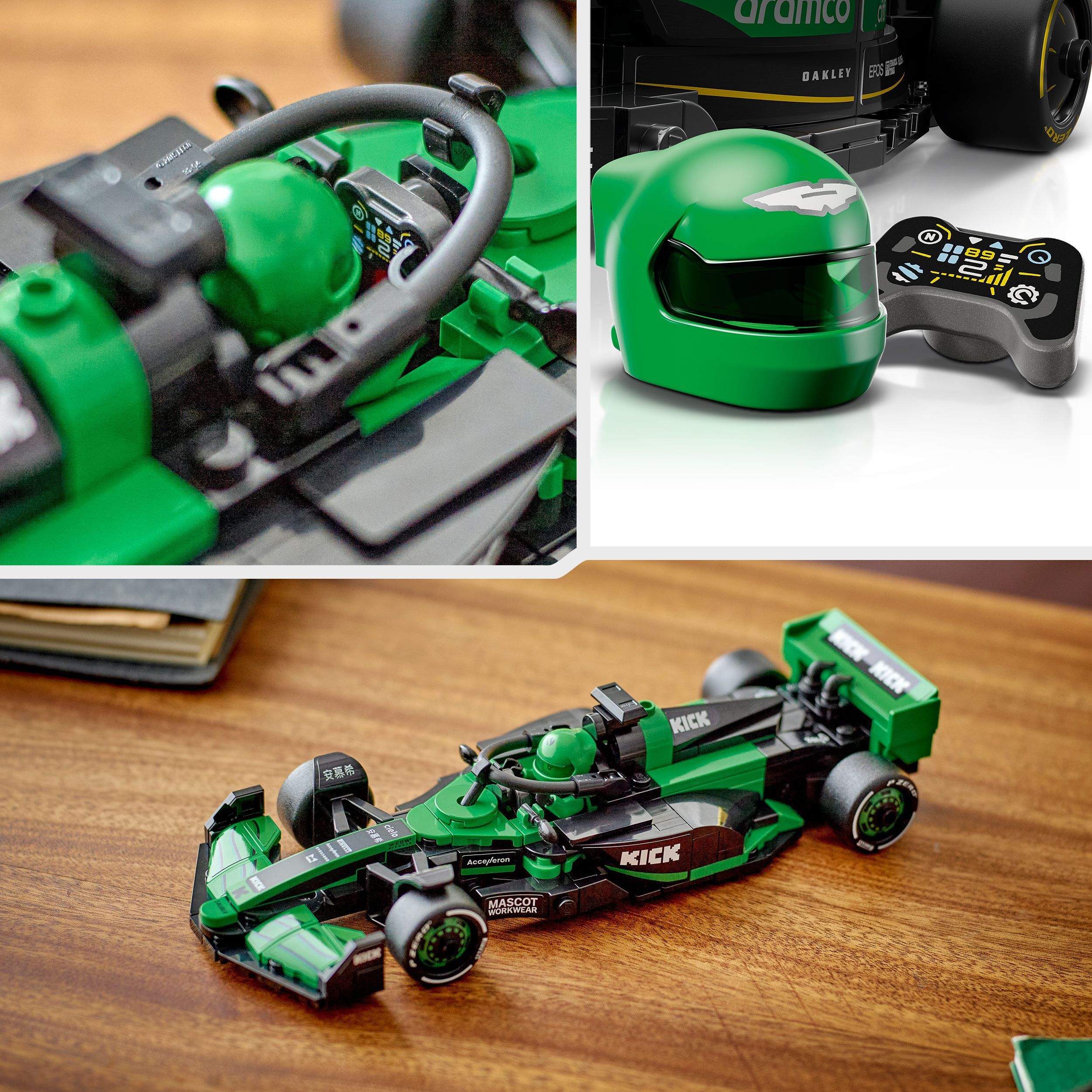 LEGO Speed Champions 77247 – KICK Sauber F1® Team C44 ‑kilpa-auto
