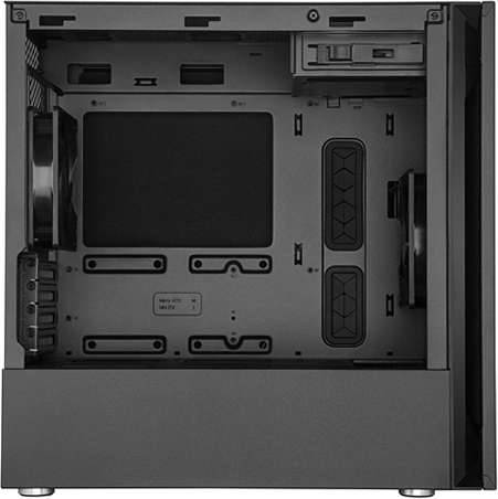 Cooler Master Silencio S400  Micro-ATX-kotelo, musta