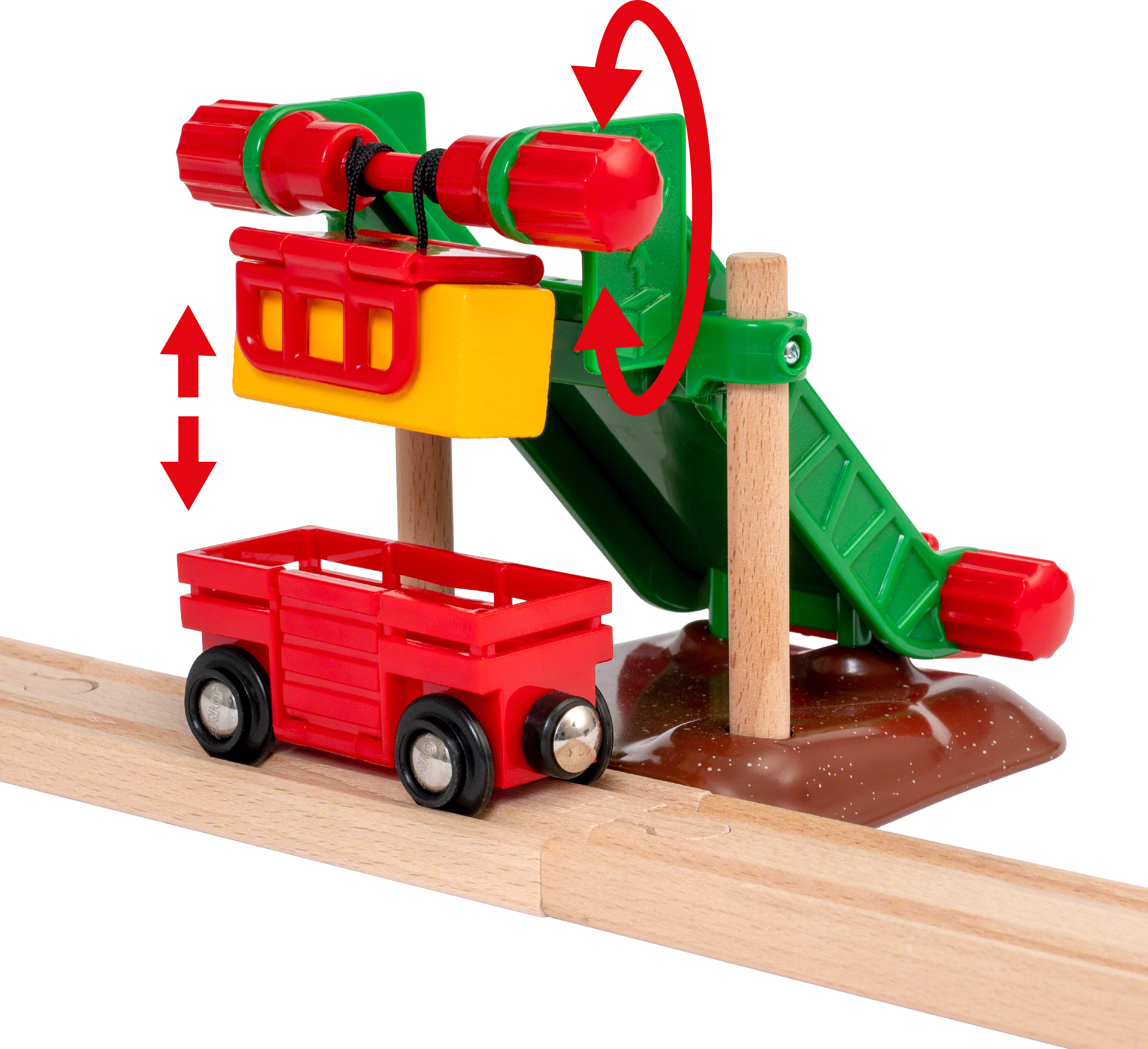 BRIO World 33982 - Tavarajuna ja 3 vaunua