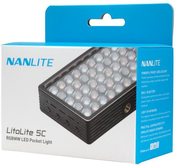Nanlite LitoLite 5C RGBWW LED-paneeli