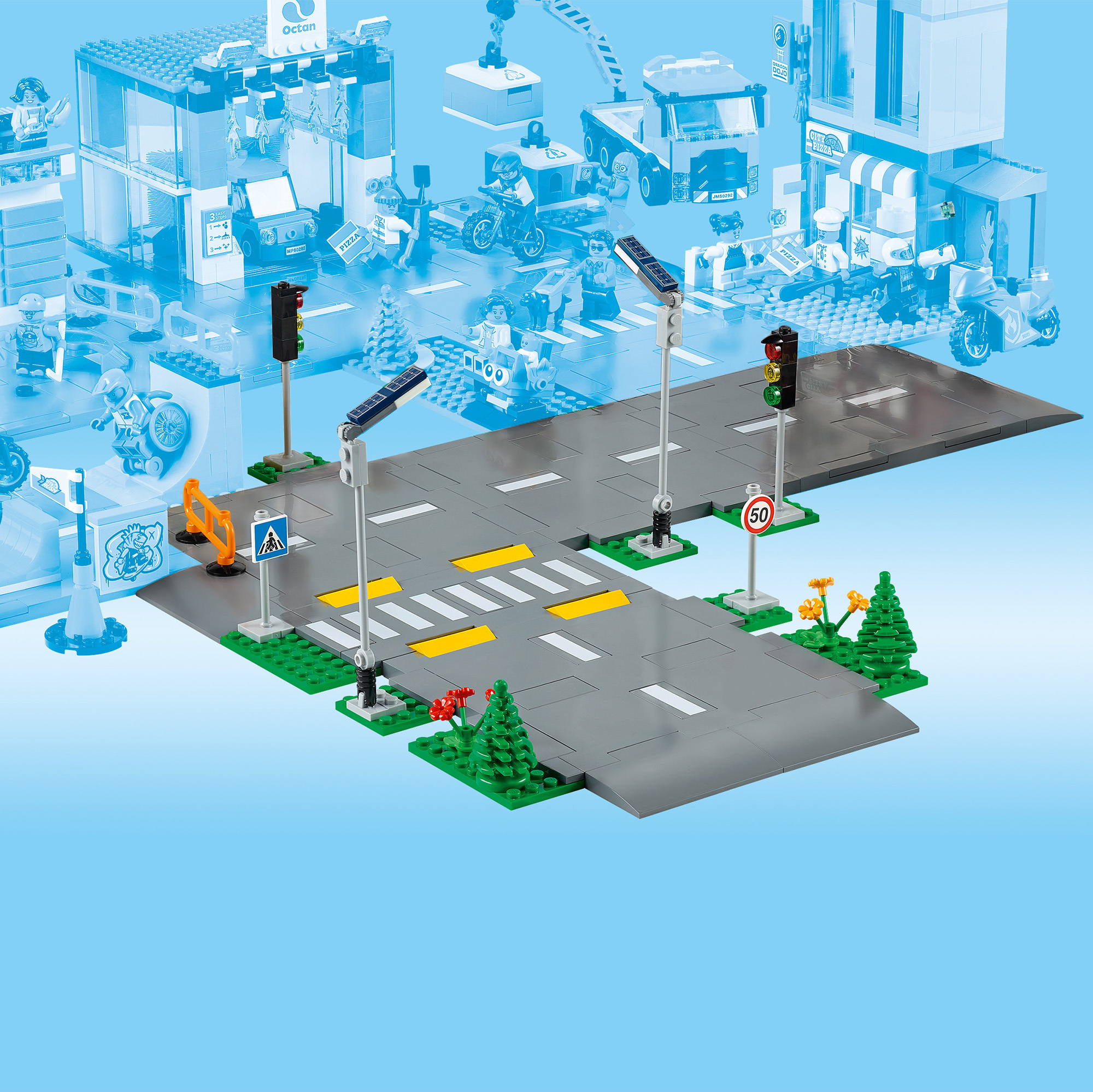 LEGO City Town 60304 - Tierakennuslevyt