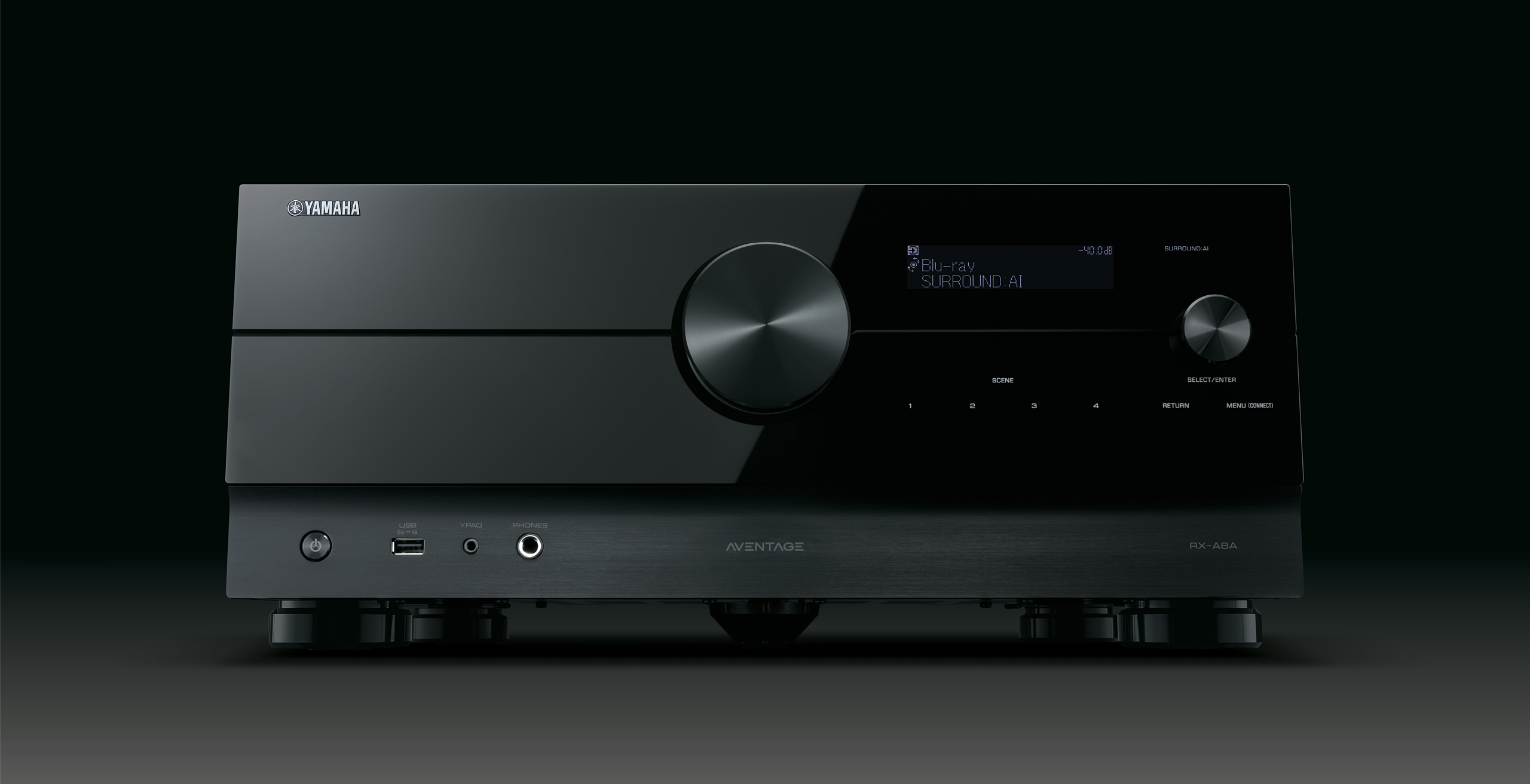 Yamaha RX-A8A AVENTAGE -11.2 AV-viritinvahvistin, musta